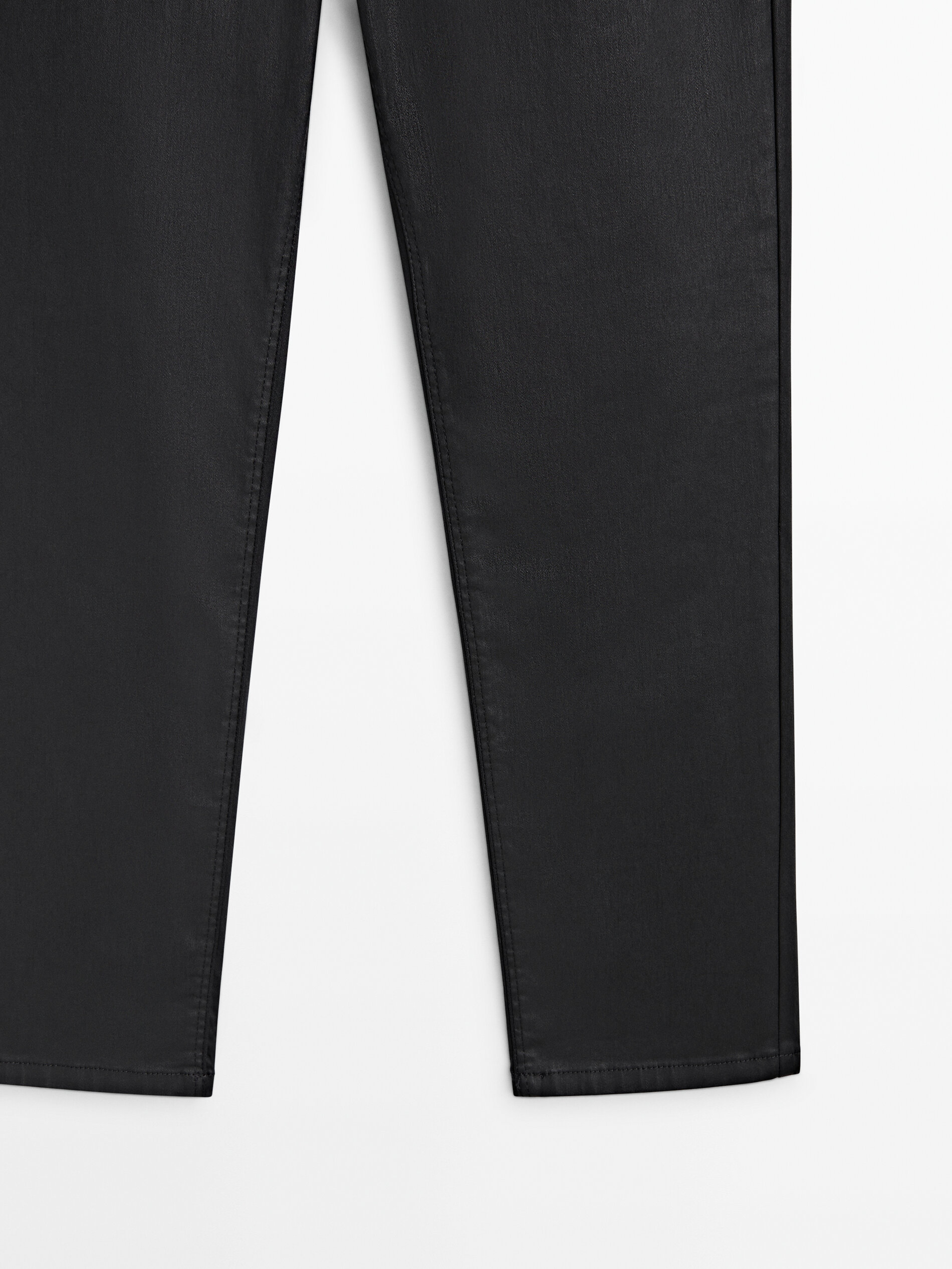 Pantalon tiro hotsell alto coating
