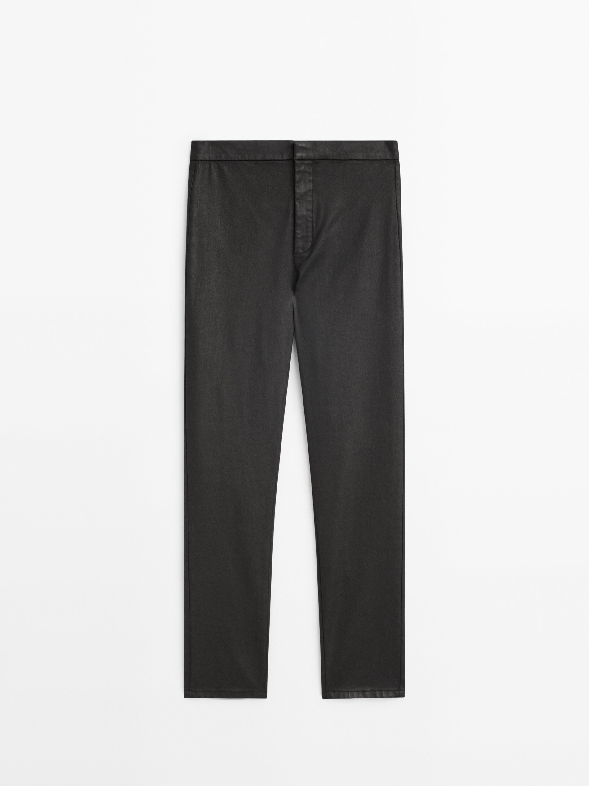 Pantalones engomados massimo dutti clearance