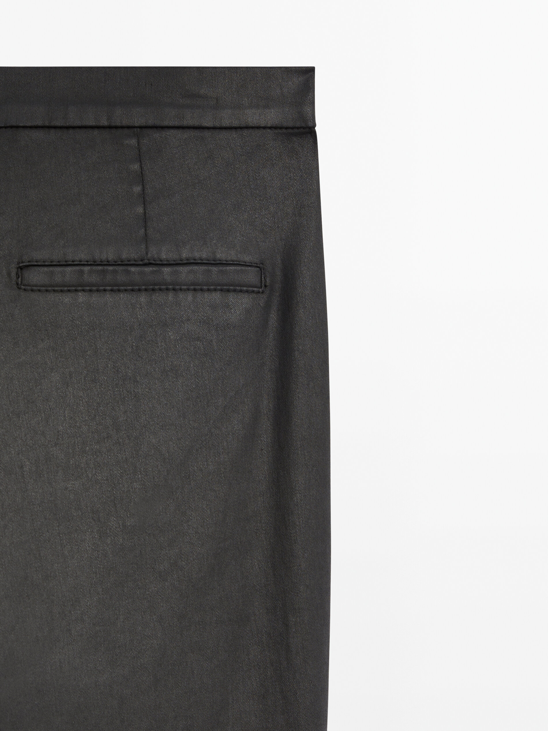 Pantalones encerados massimo dutti discount