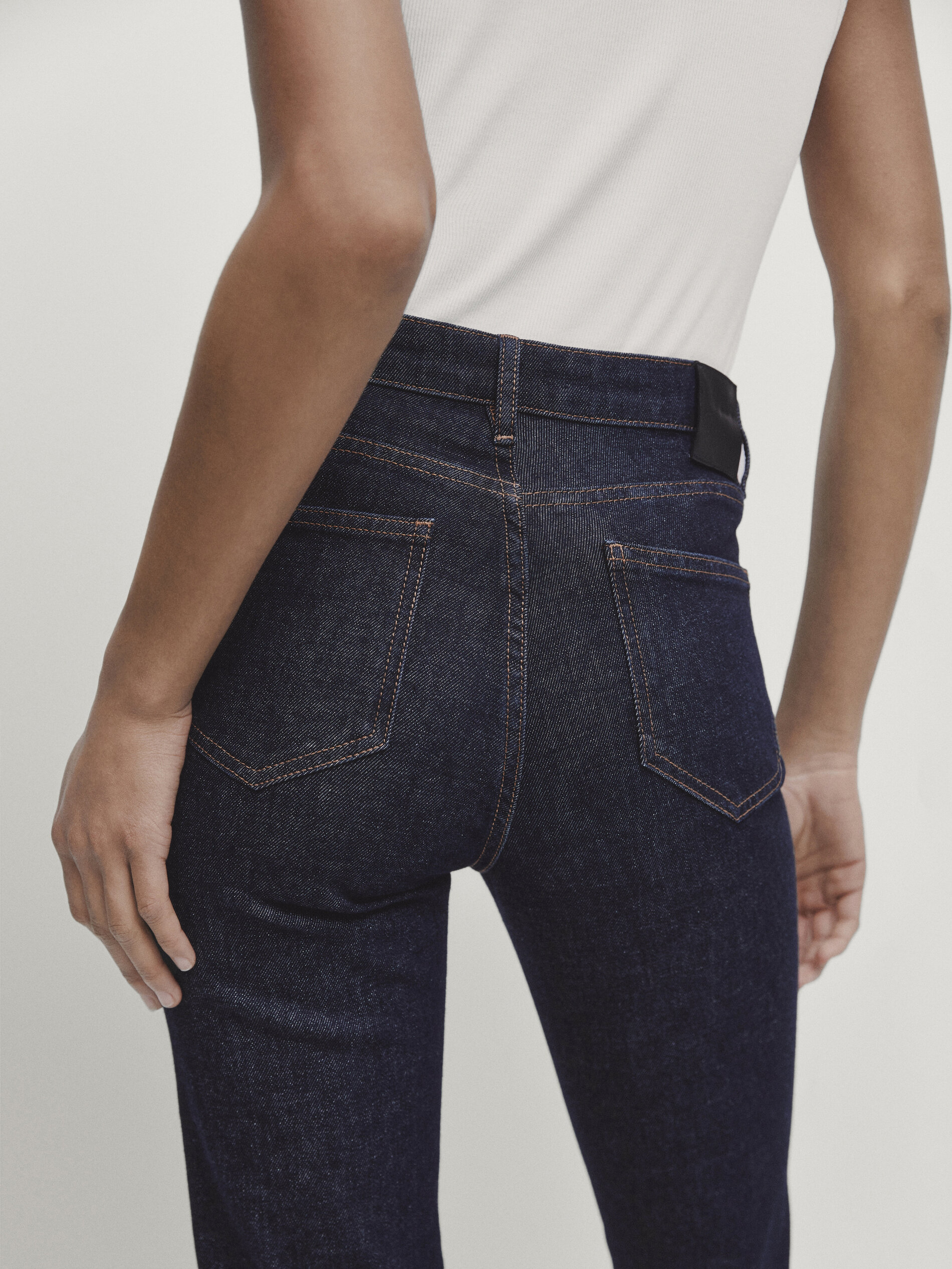 Massimo dutti mid online rise skinny jeans