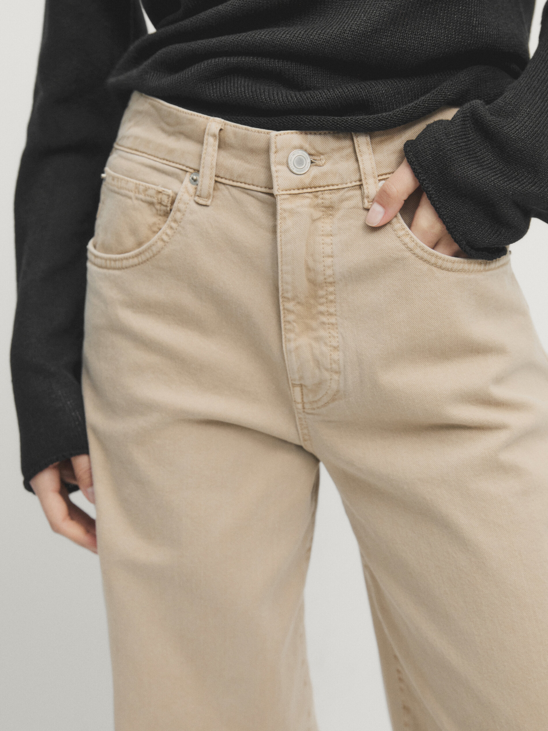 Massimo dutti calças de ganga cheap senhora