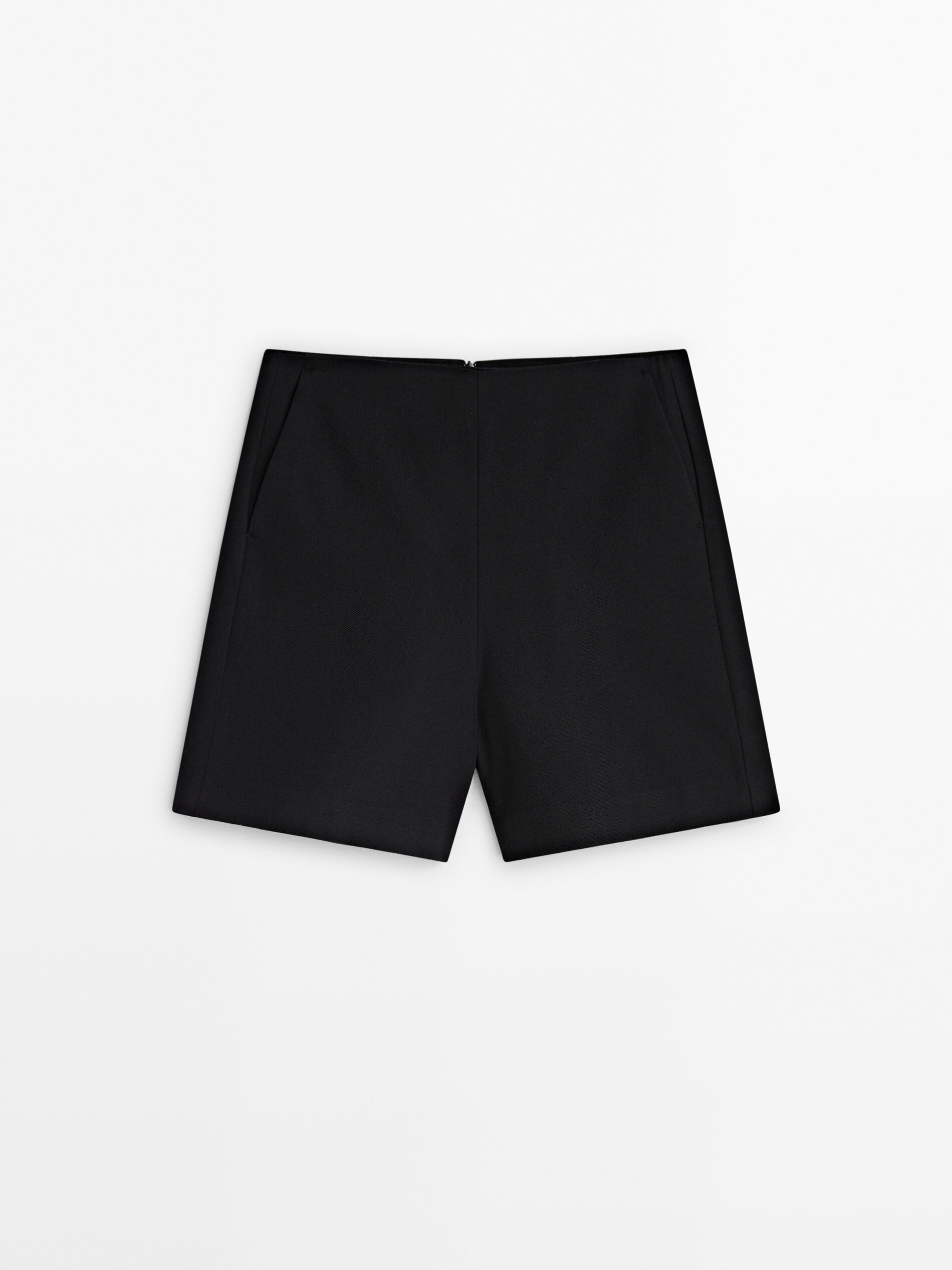 Girls black bermuda shorts 2025