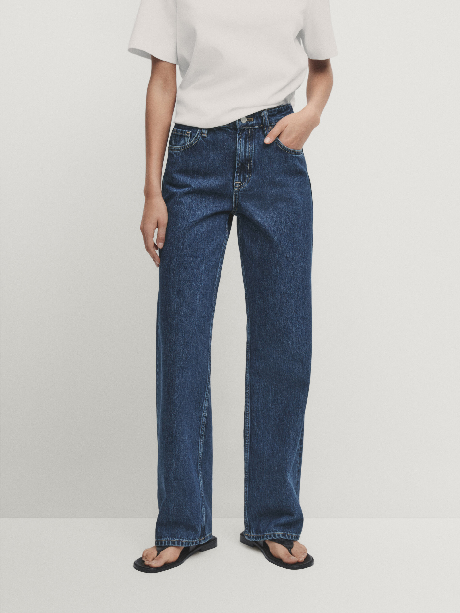 Massimo dutti cheap straight leg jeans