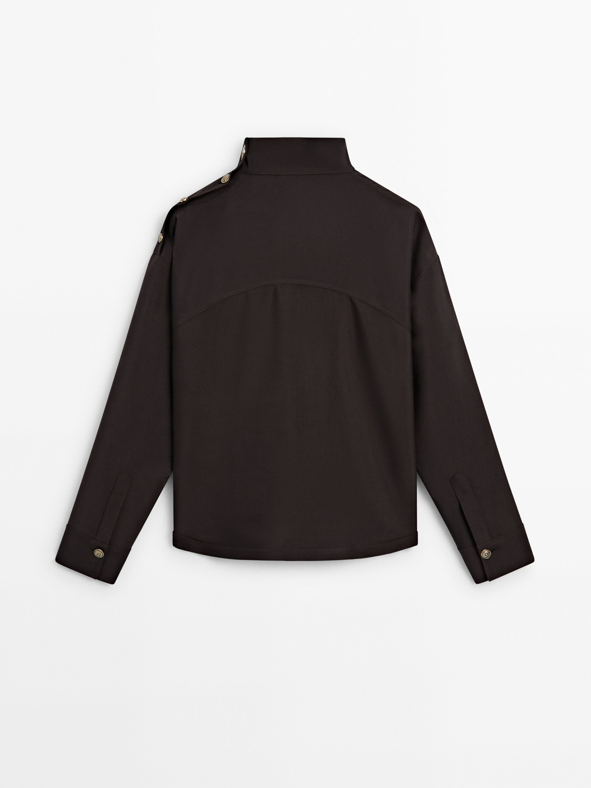 Blusa negra outlet massimo dutti