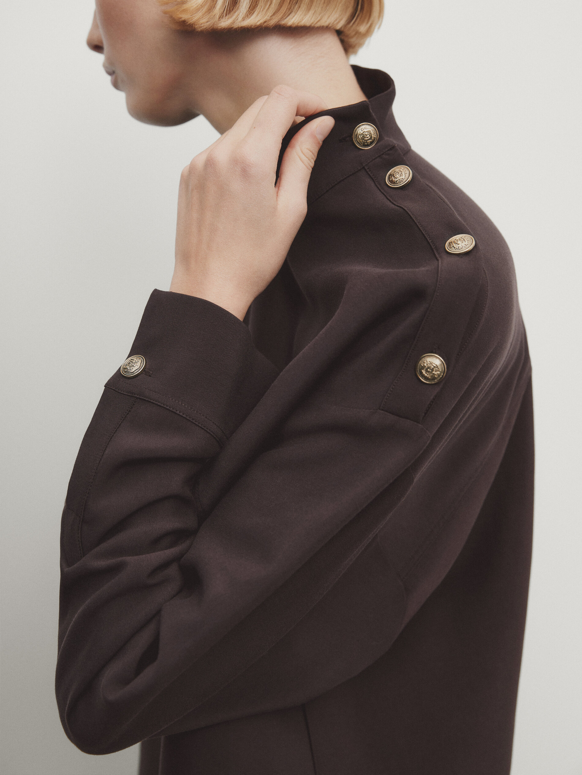 Blusa negra deals massimo dutti