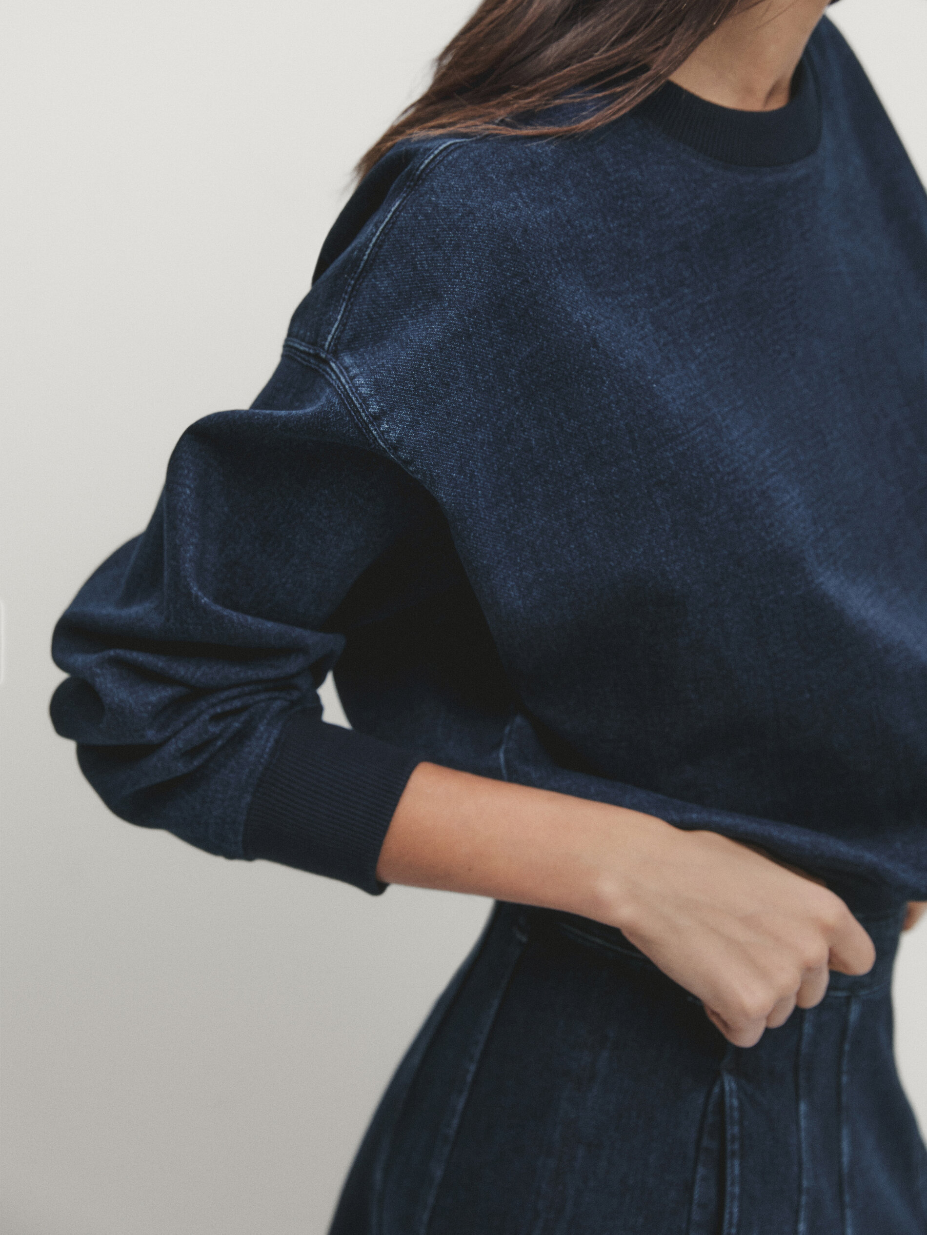 Sweatshirt denim outlet
