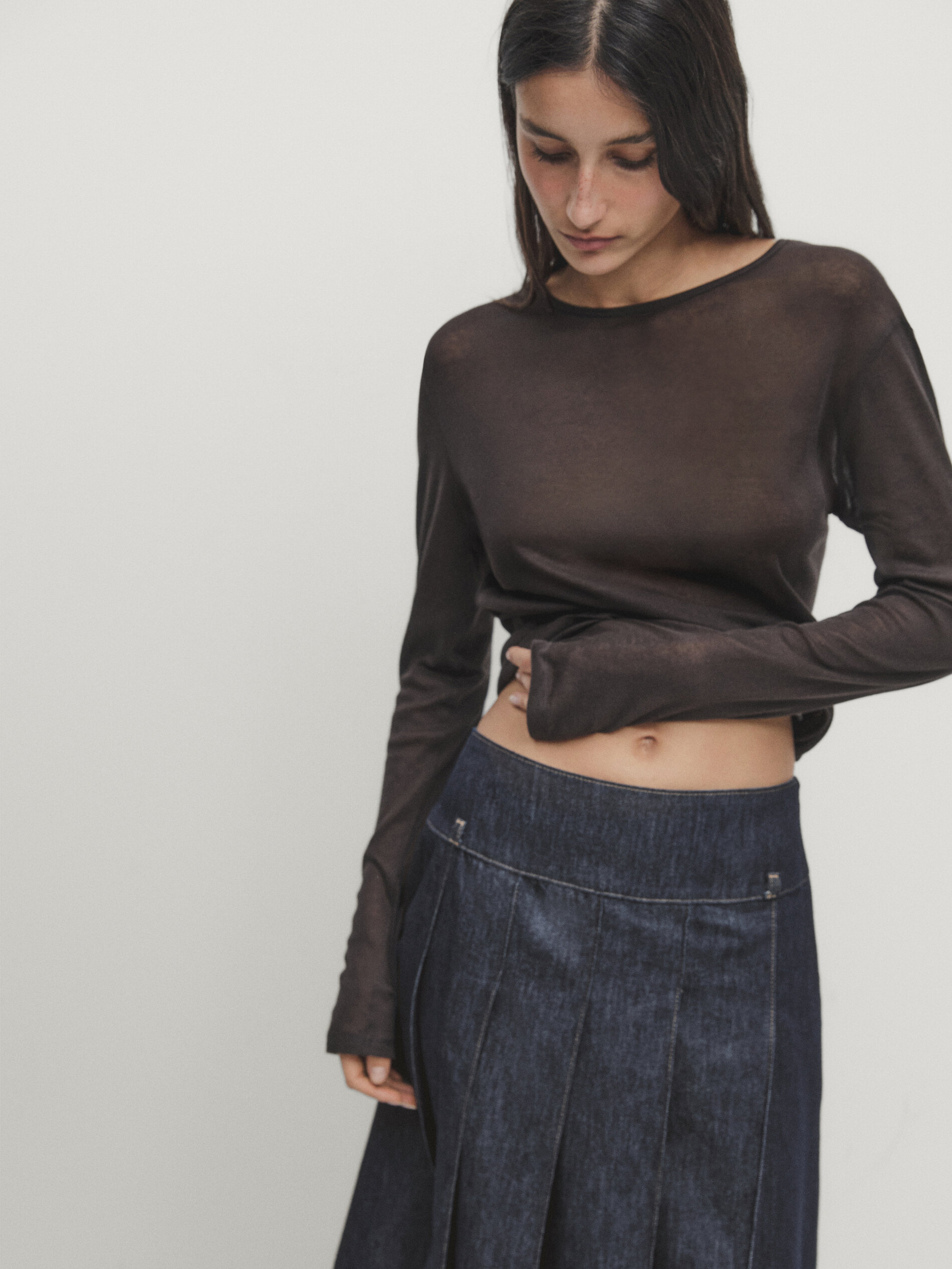 Dark skirt store