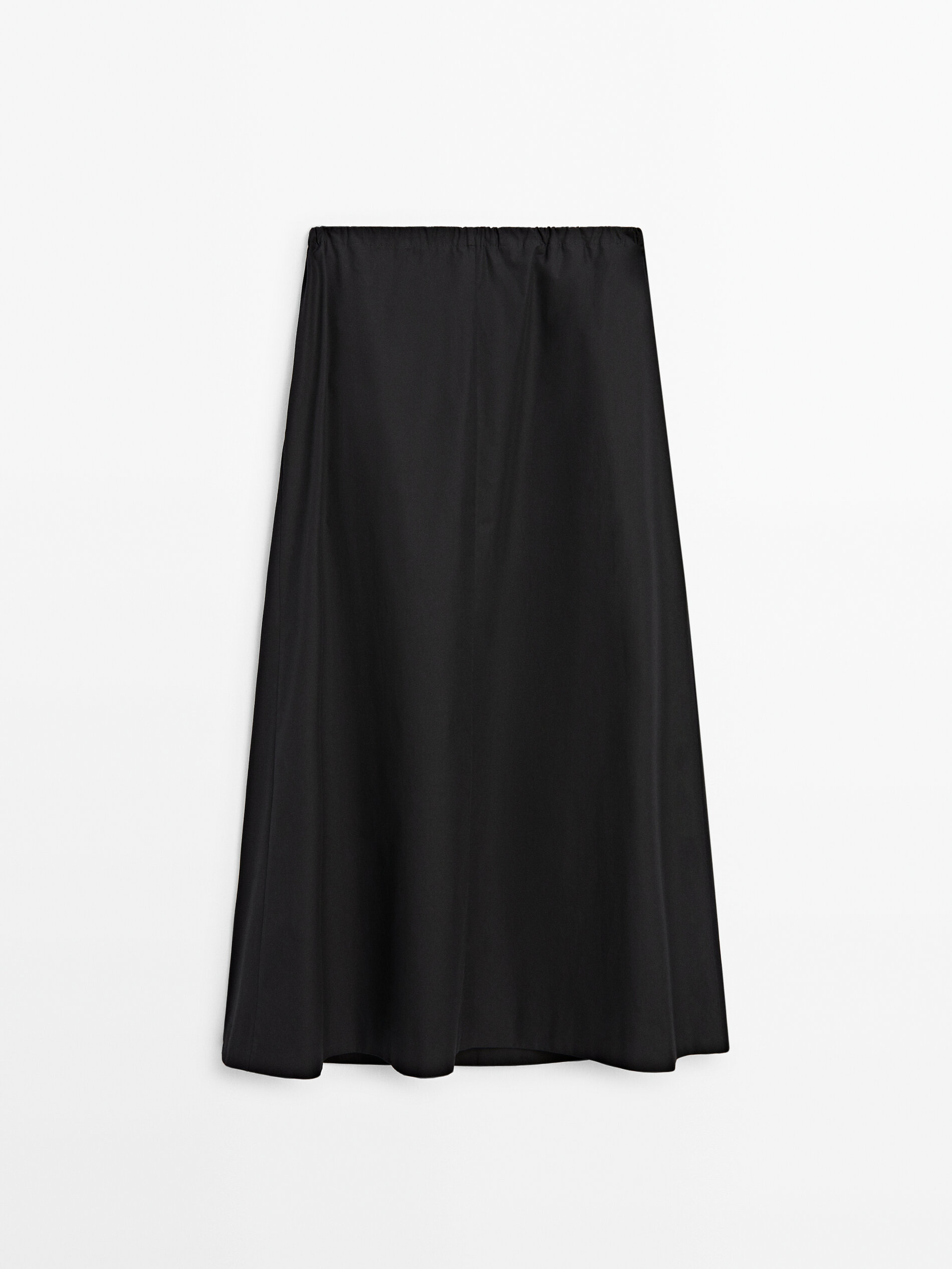 Massimo dutti white deals pleated skirt