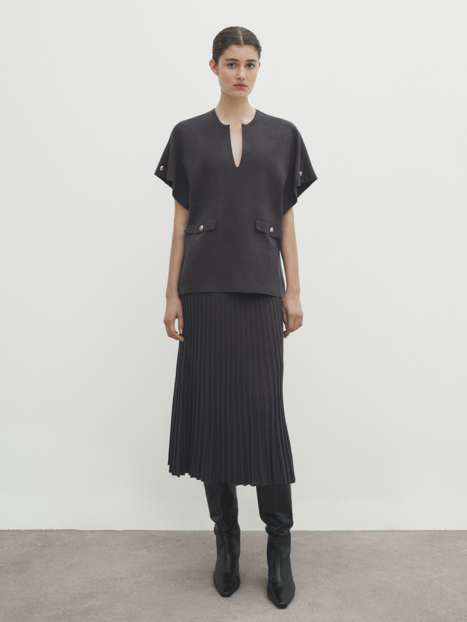 Knit skirt shop massimo dutti