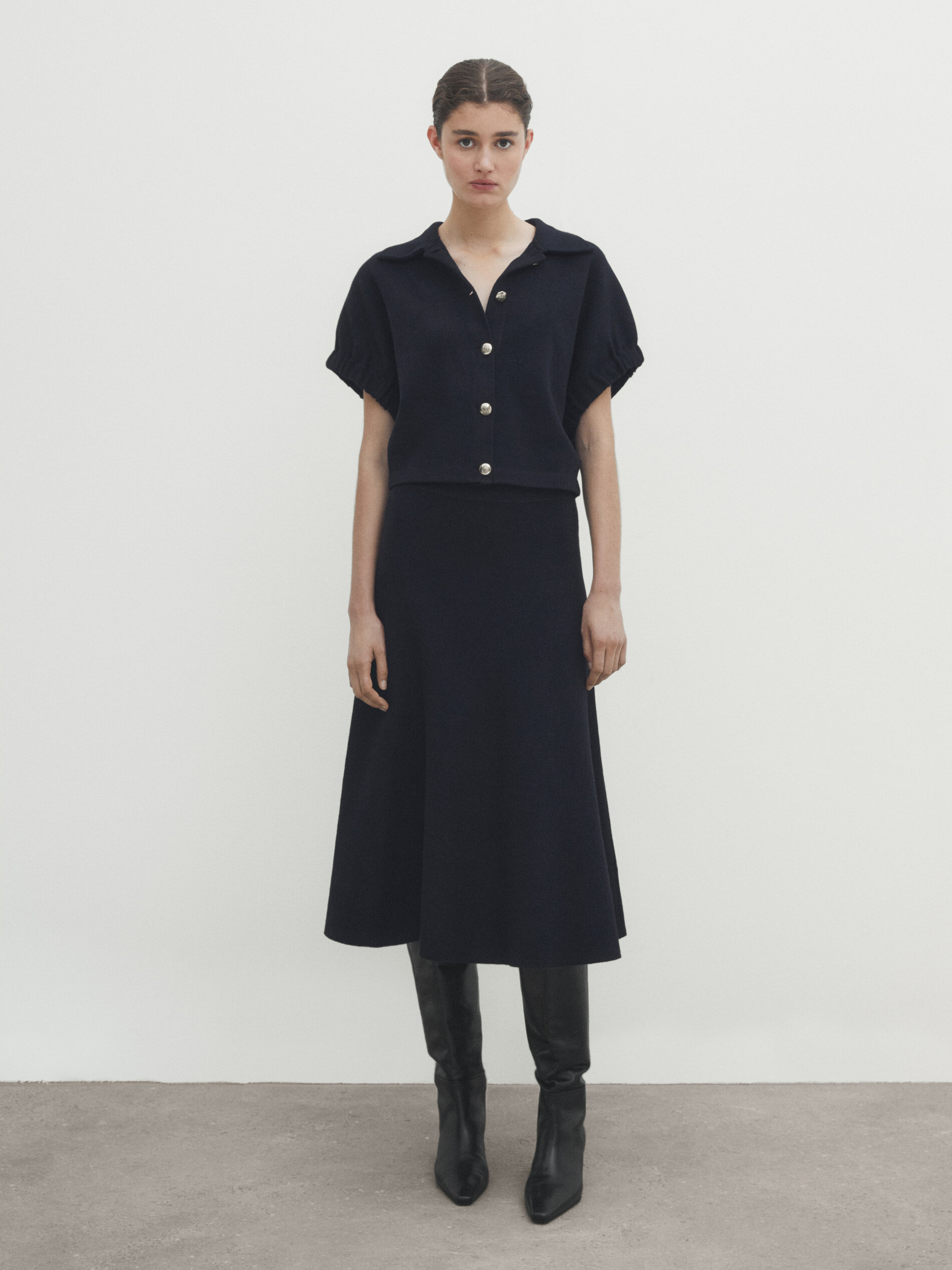 Knit skirt outlet massimo dutti