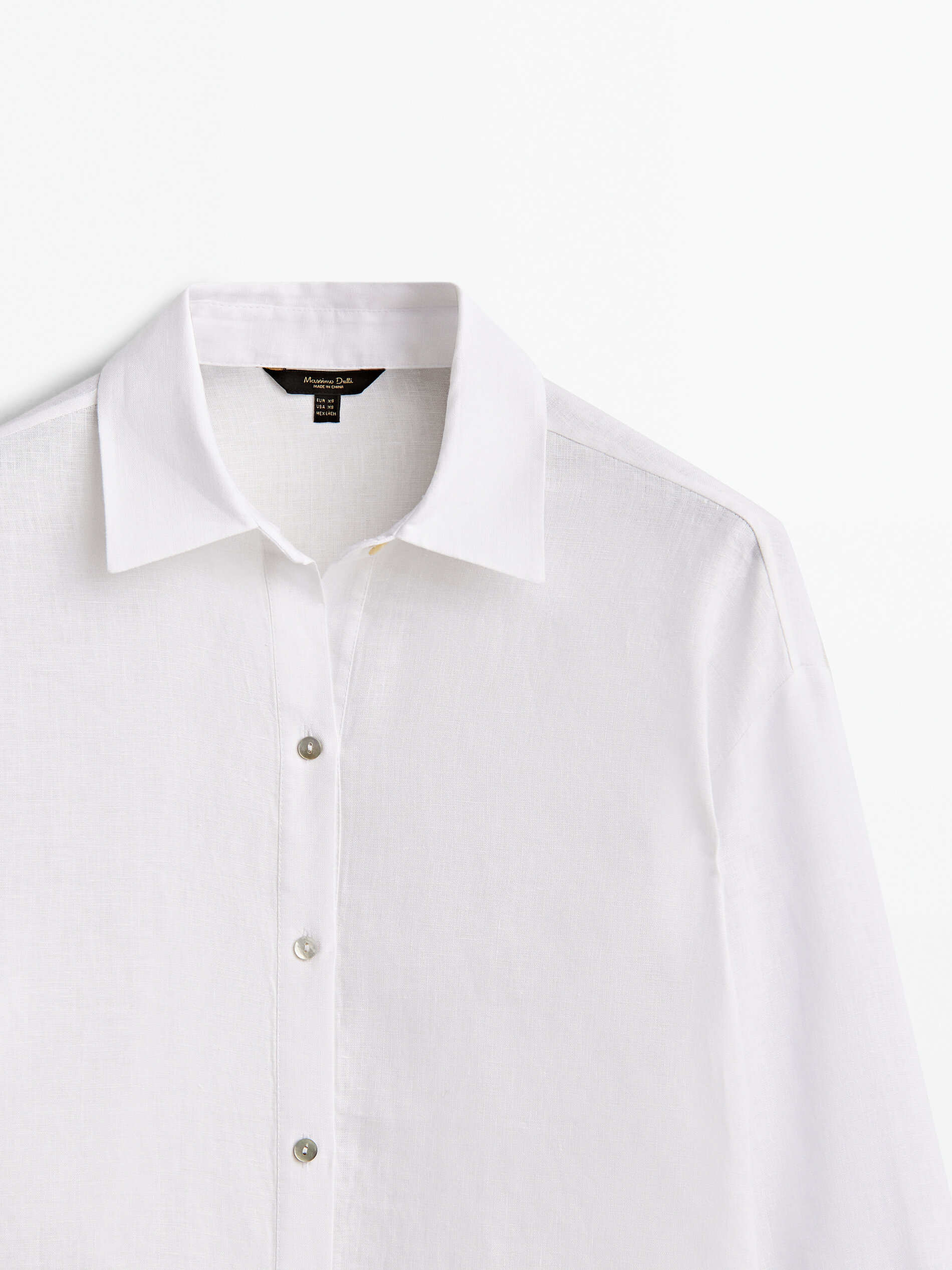 Massimo dutti linnen overhemd new arrivals