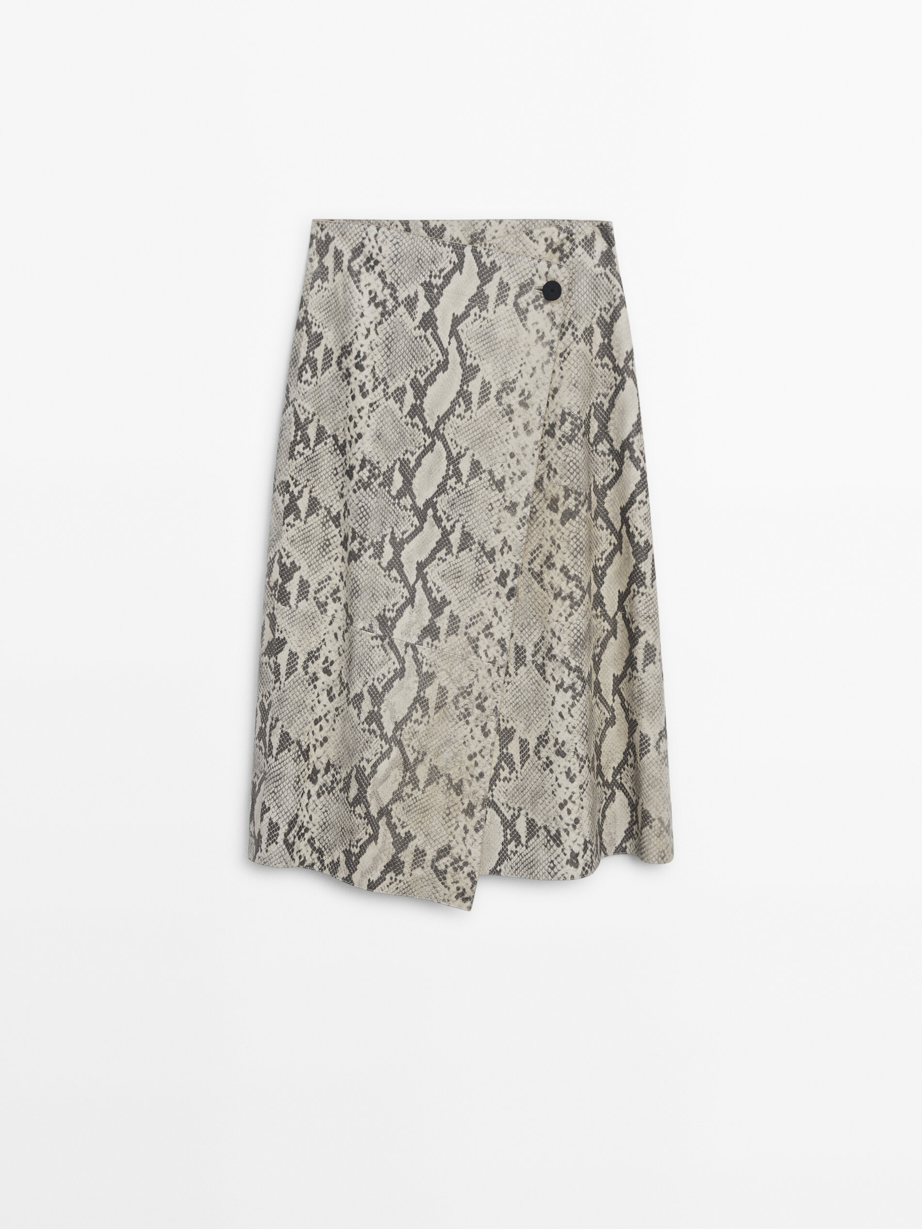 Paper bag on sale snakeskin skirt