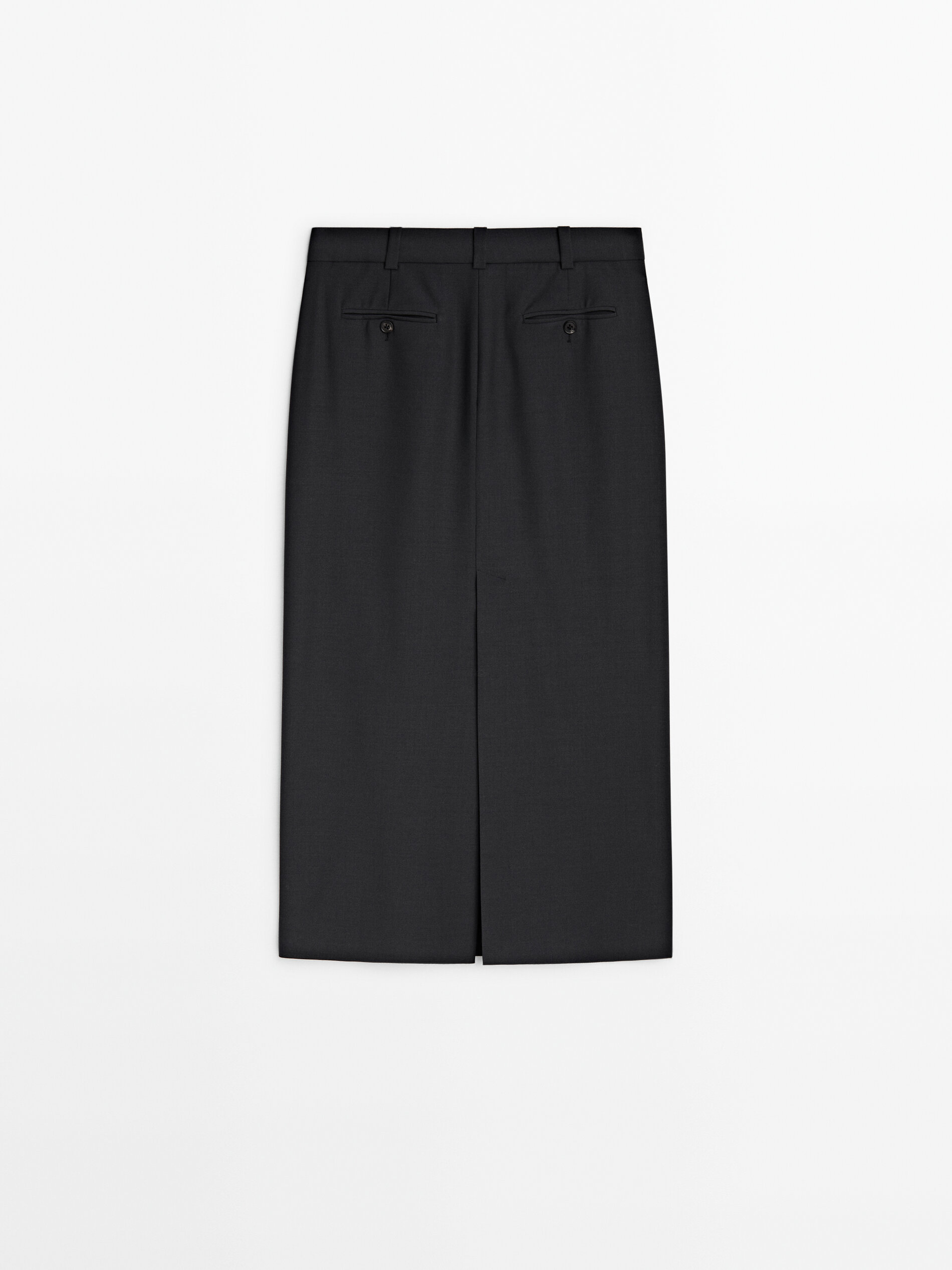 Tailoring halflange rok Lood Zonnebril Massimo Dutti