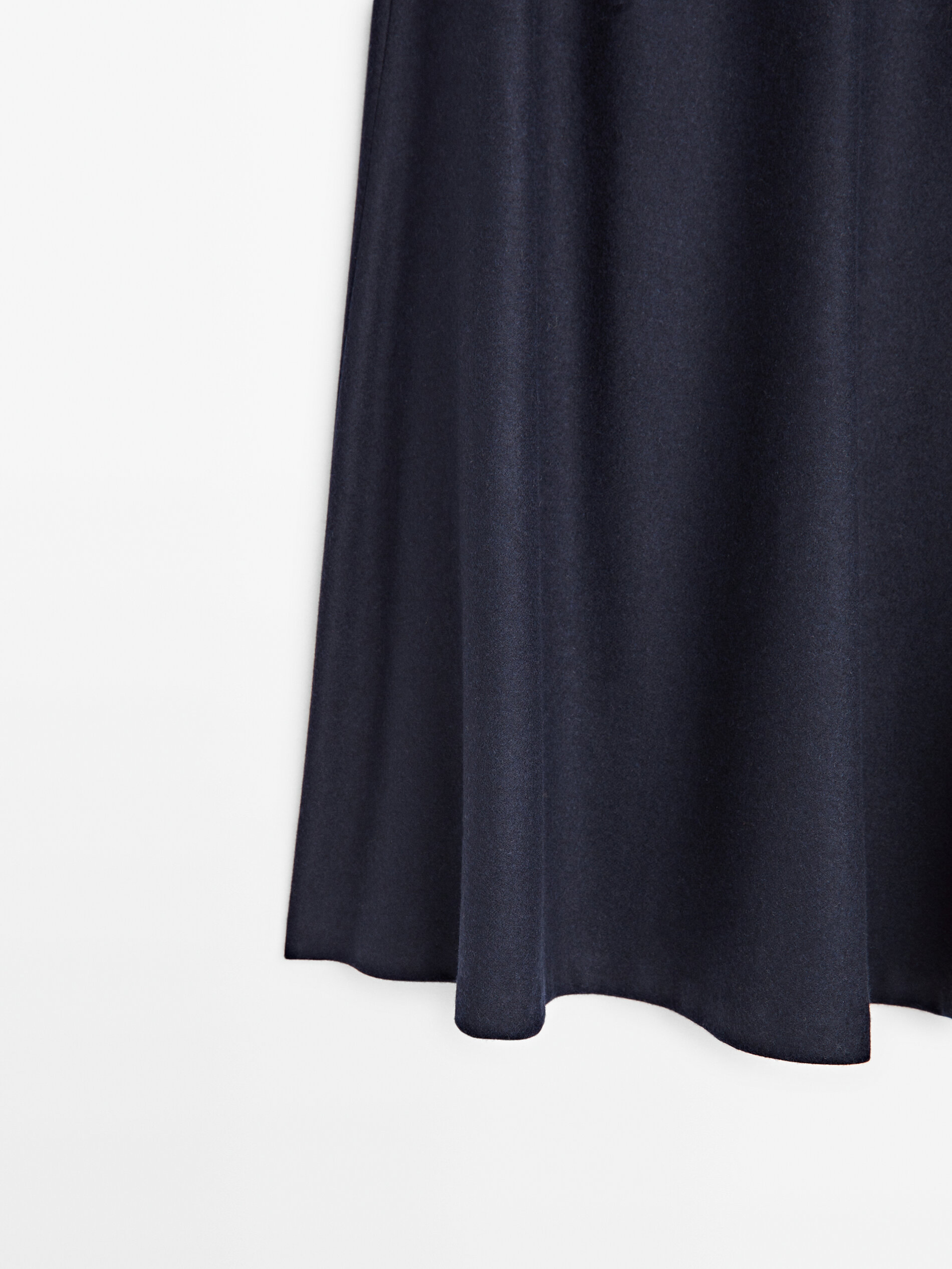 Satin midi skirt massimo dutti top