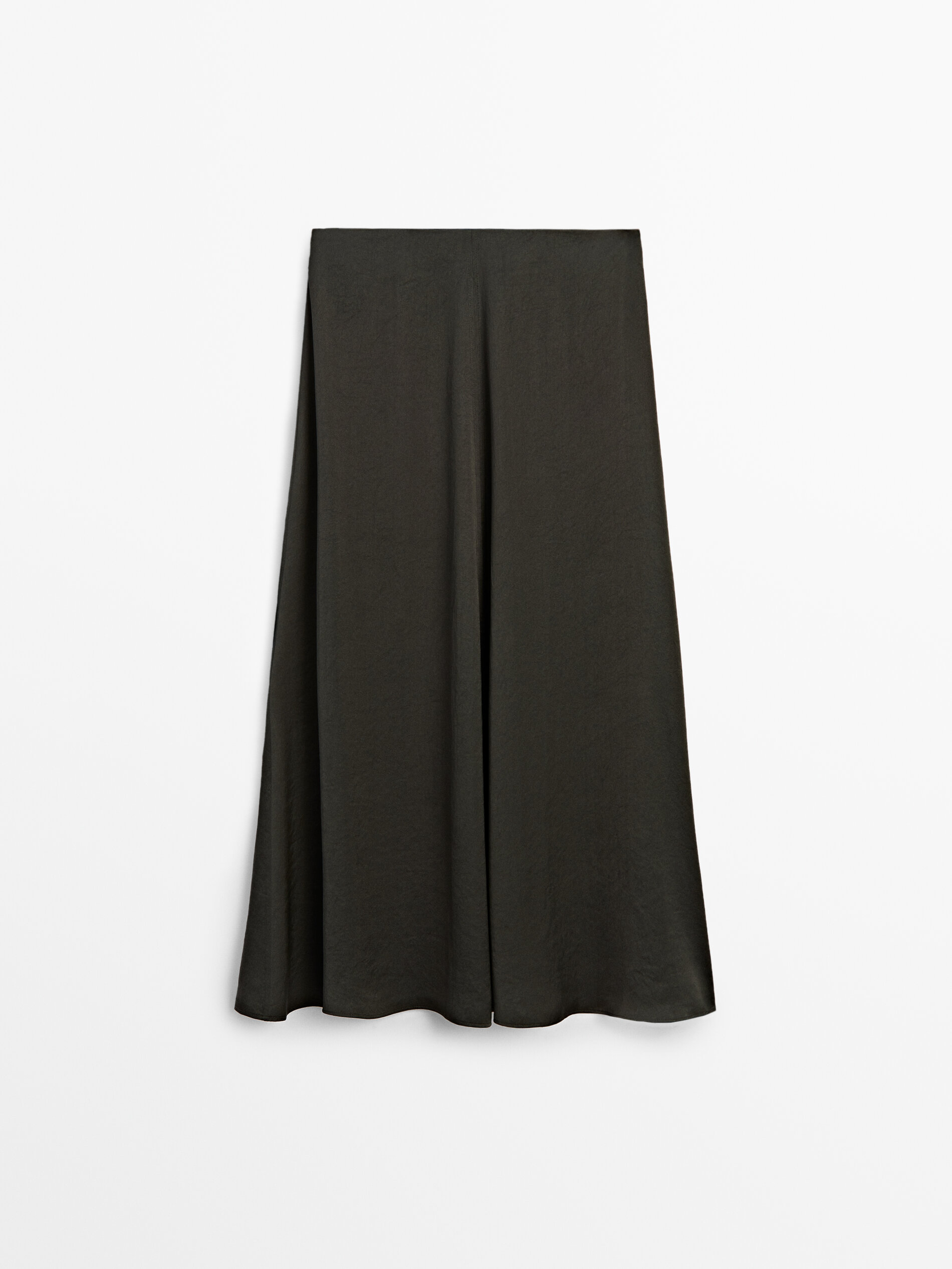 Mid length satin skirts crossword sale