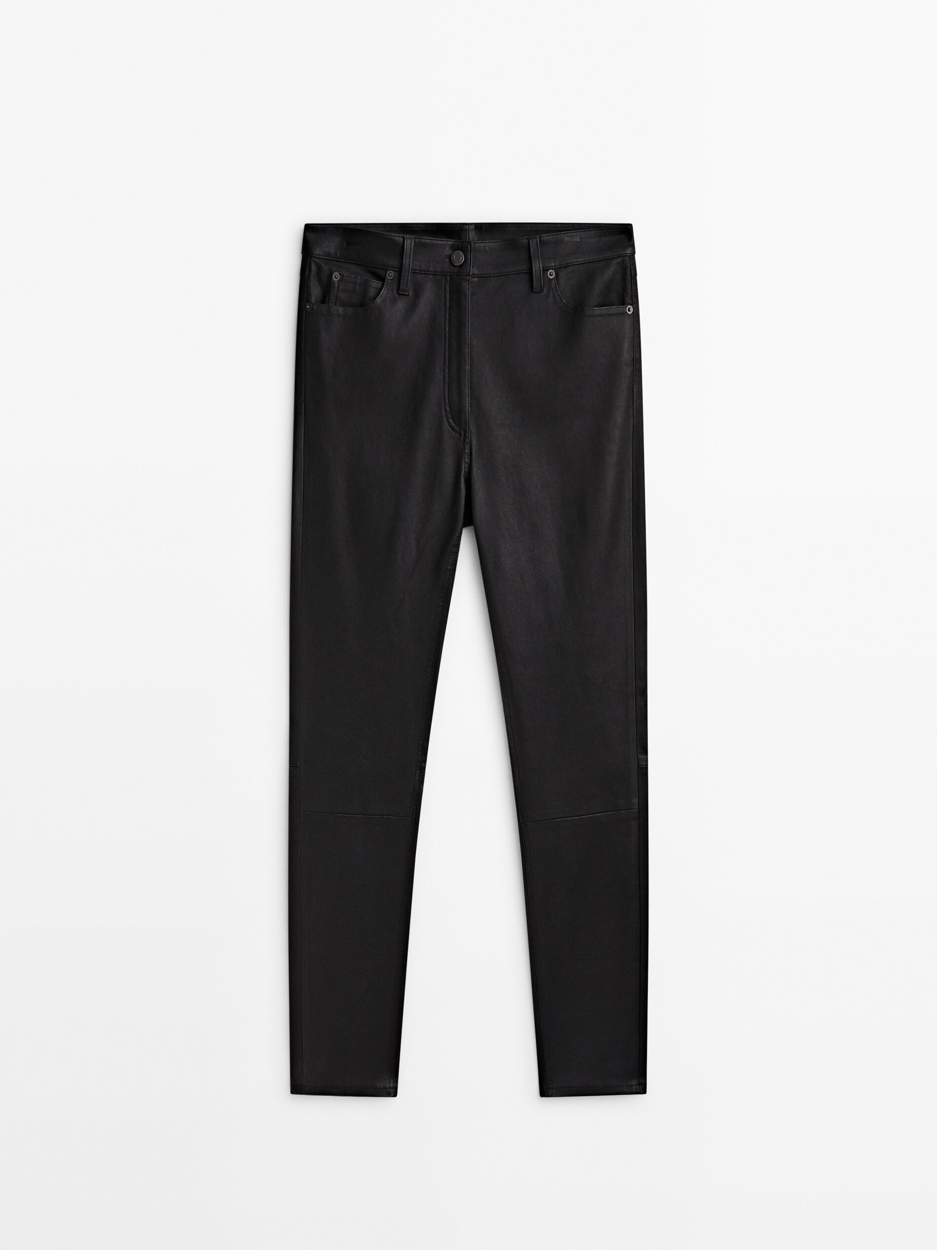 Massimo dutti discount leather leggings