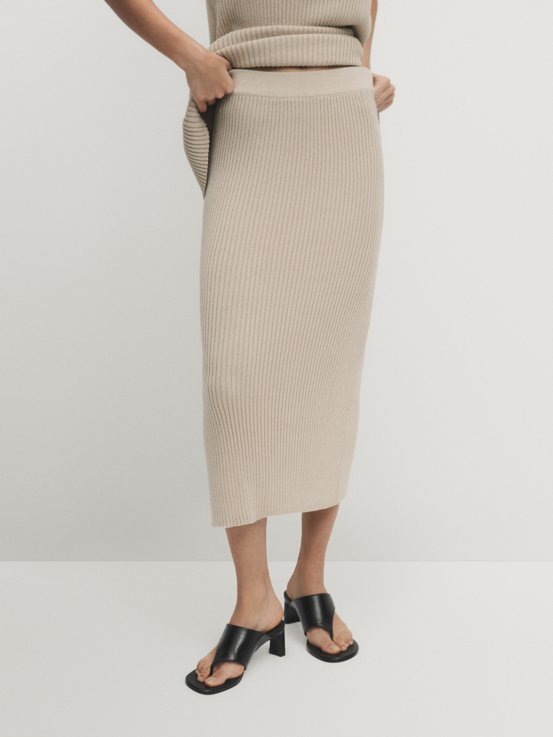 Jupe longue deals massimo dutti