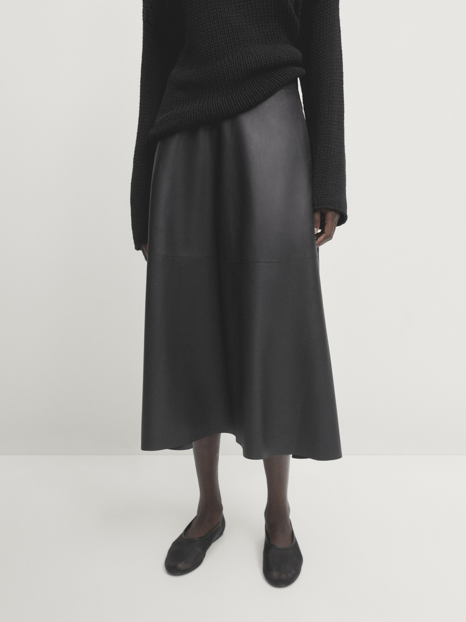 Jupe cuir massimo on sale dutti
