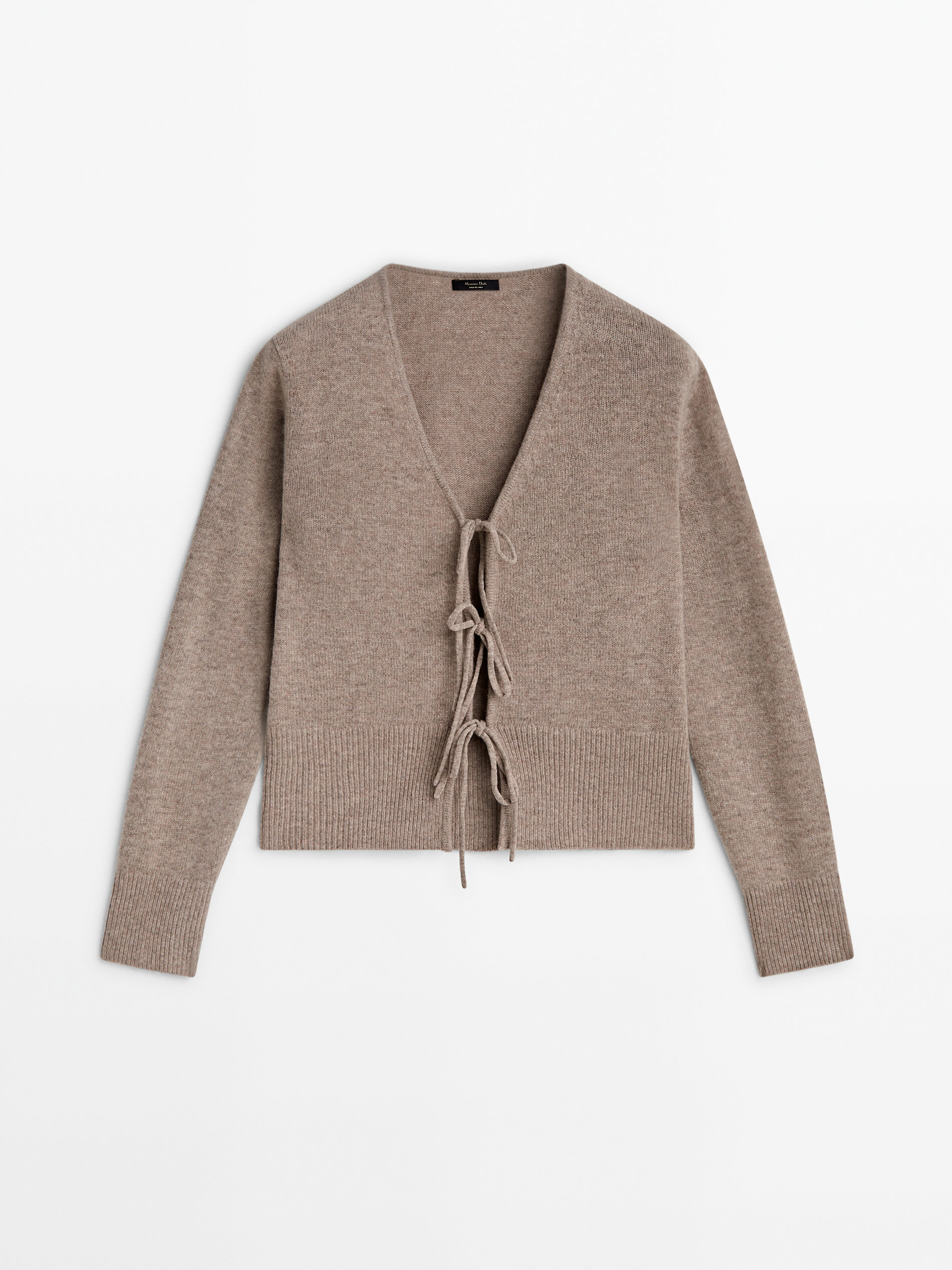 Bow deals tie cardigan