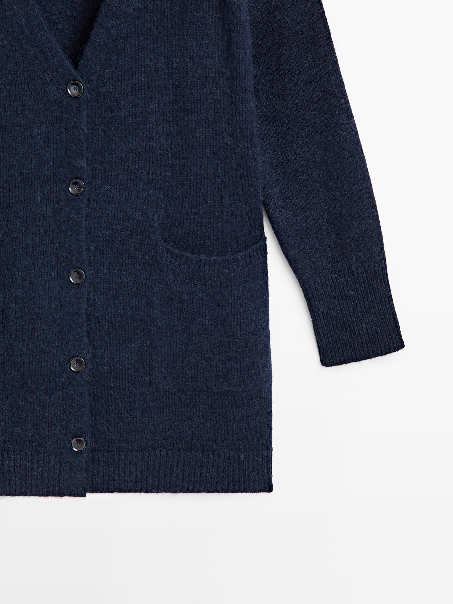 Long dark blue cardigan deals