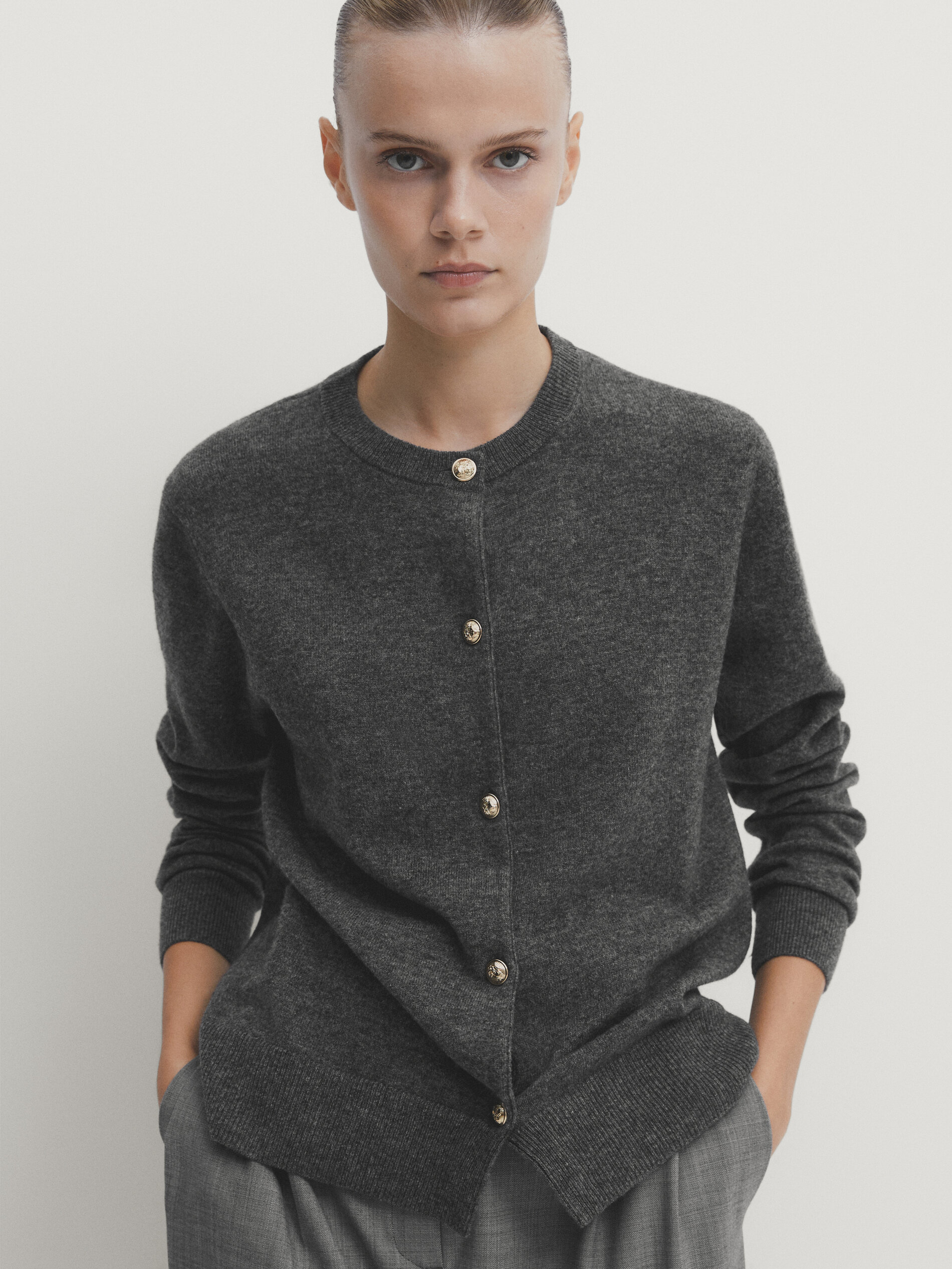 Massimo dutti 2025 long cardigan