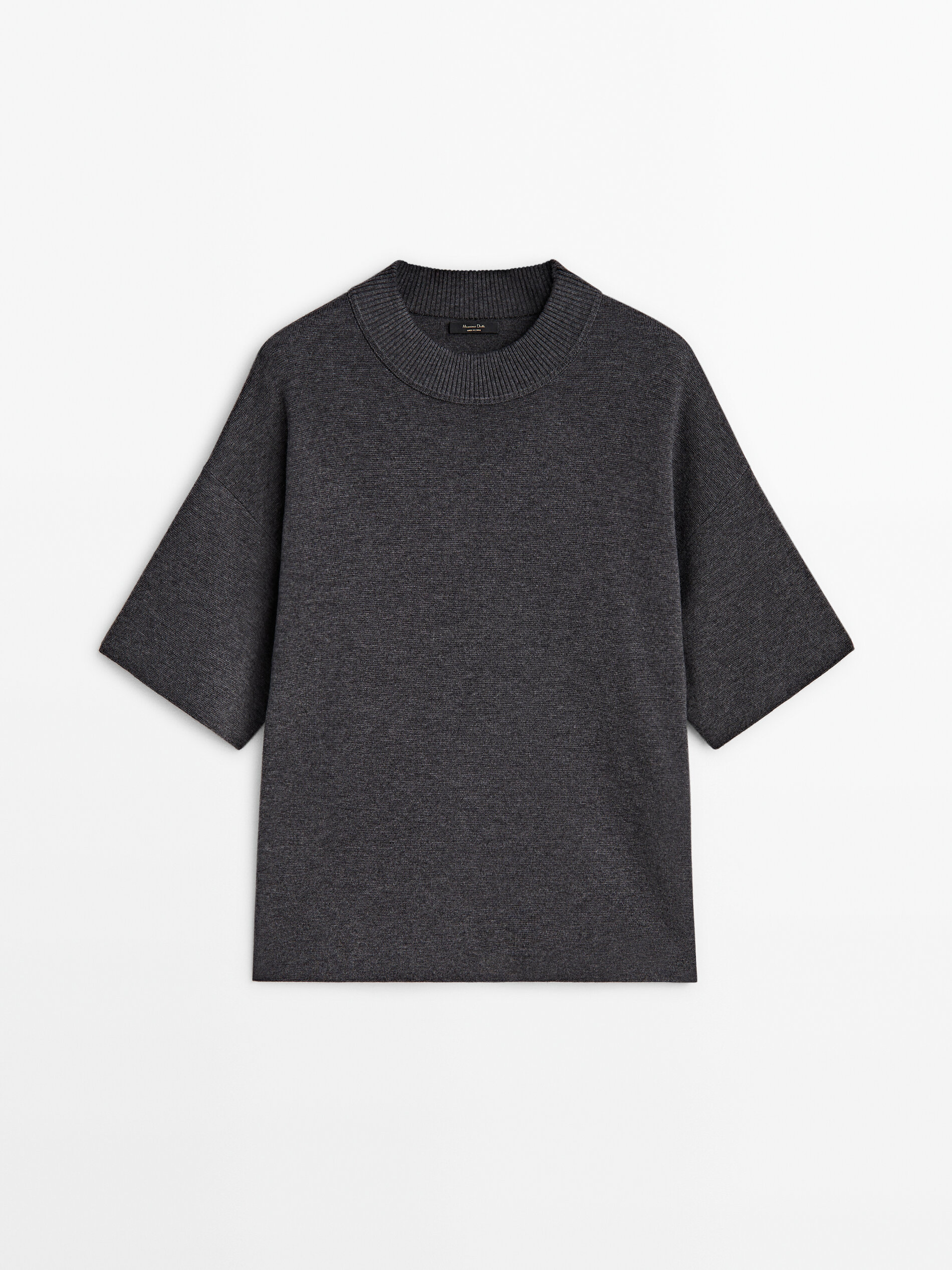 Short sleeve wool best sale sweater