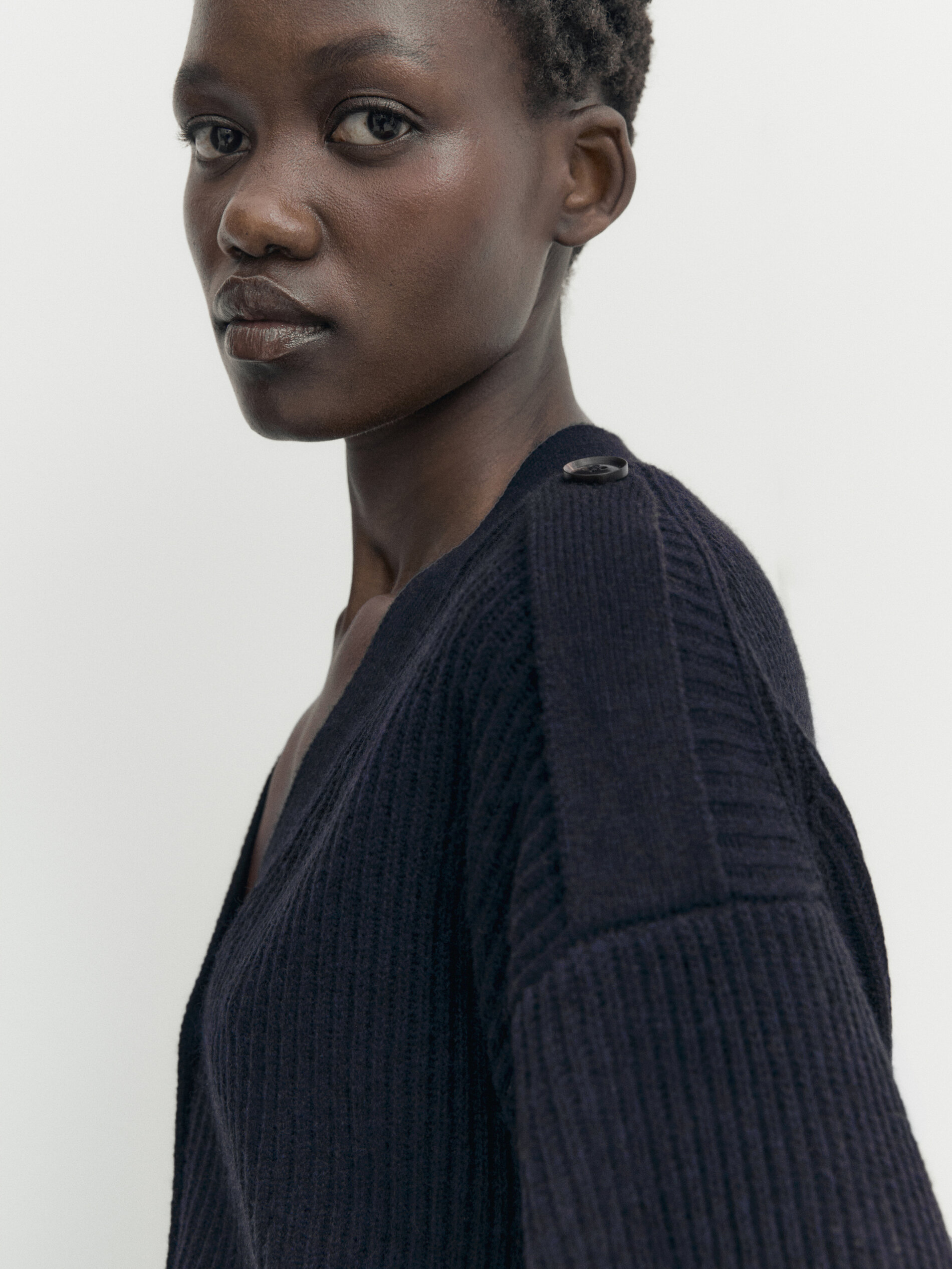 Navy blue clearance sweater coat