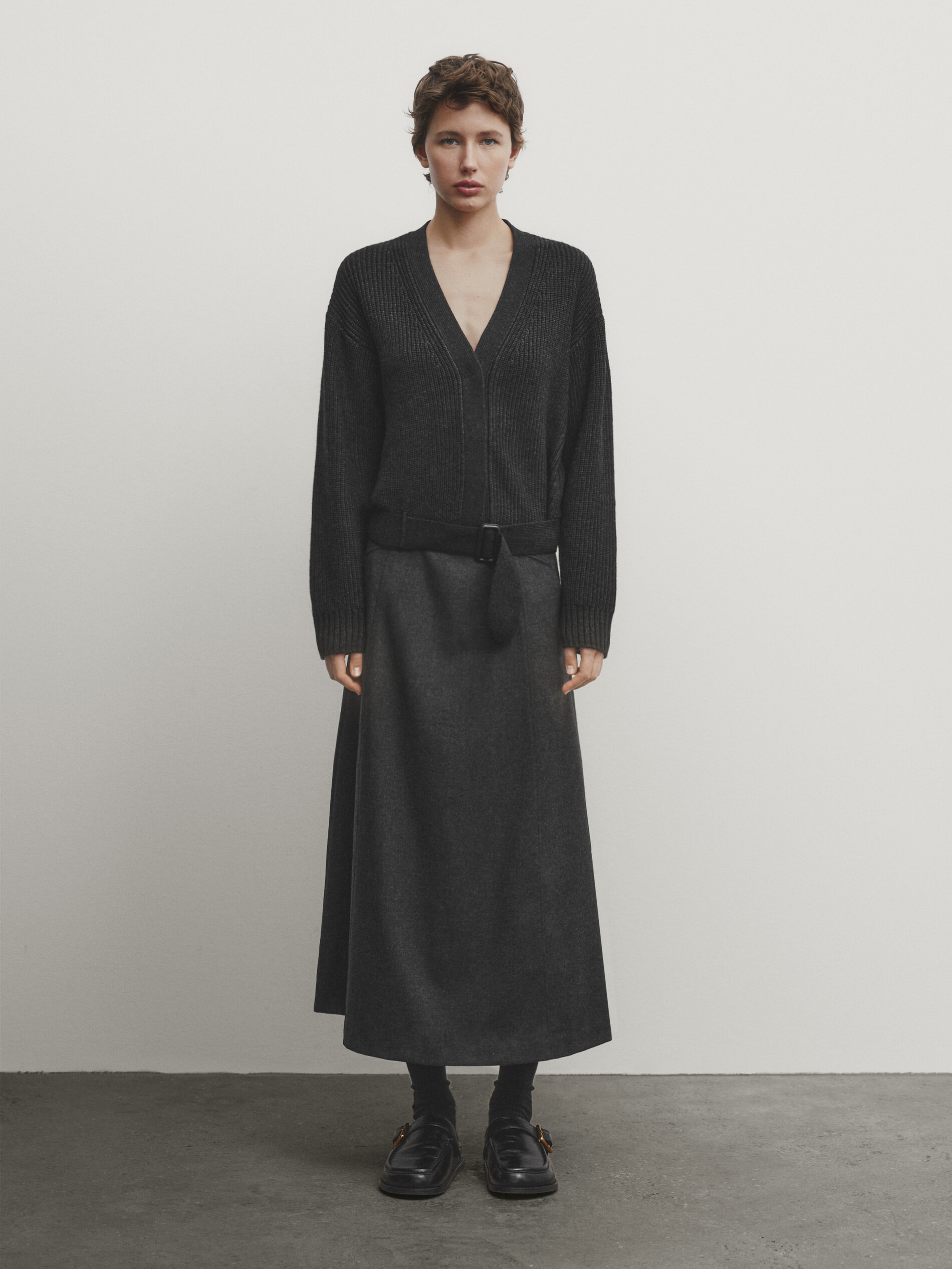 Massimo dutti on sale long cardigan