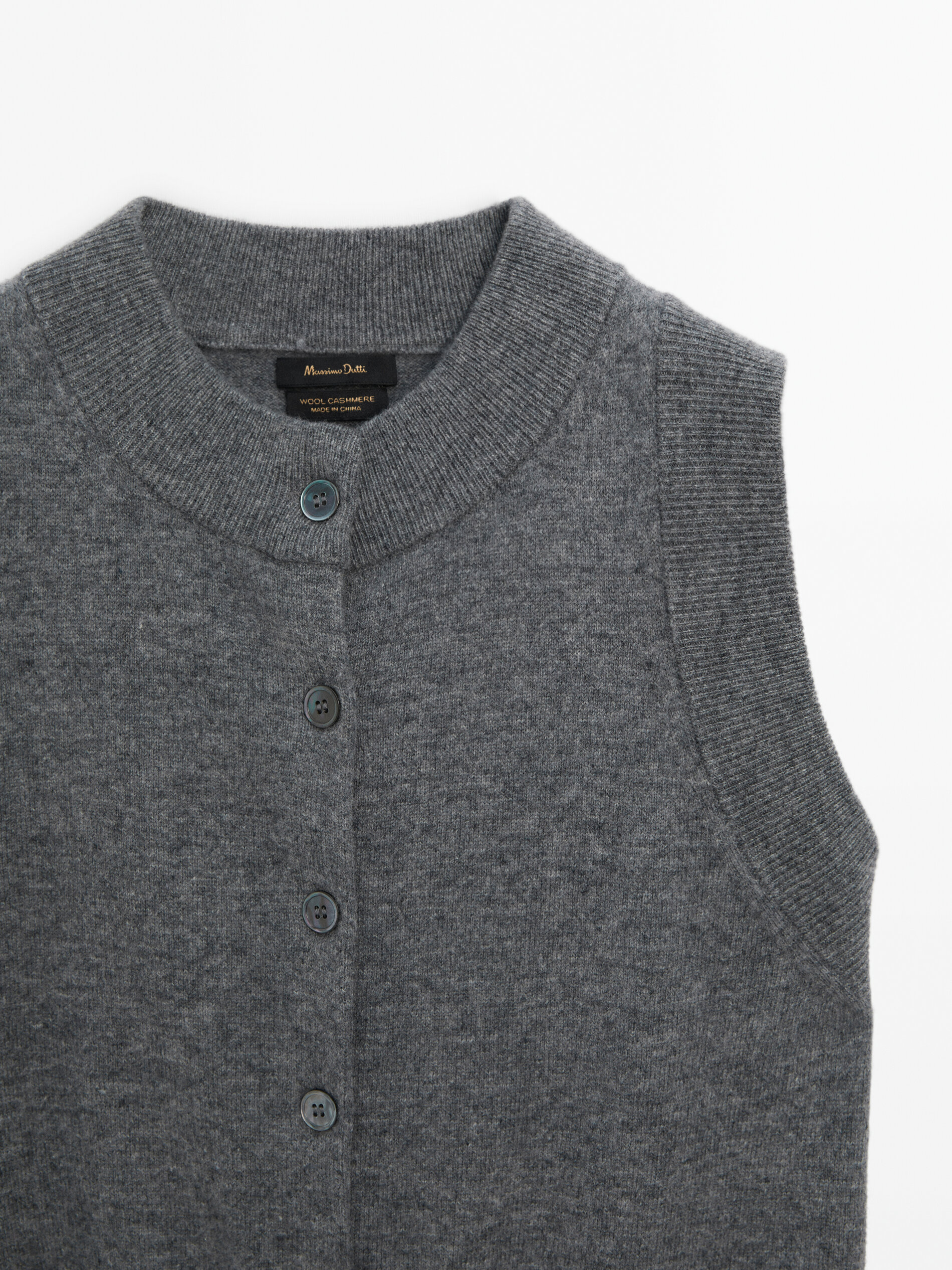 Grey sweater vest best sale