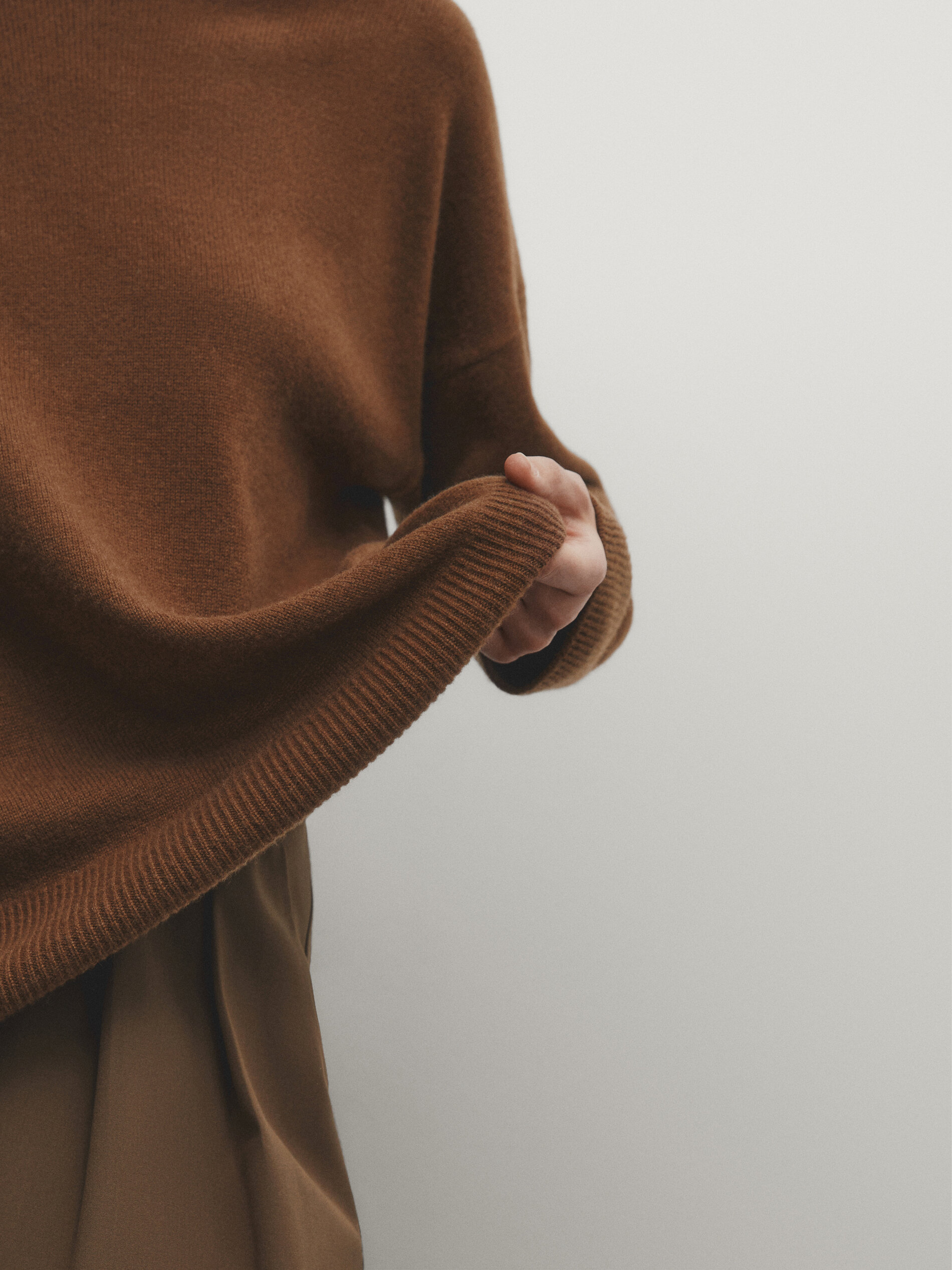 Orange store long sweater