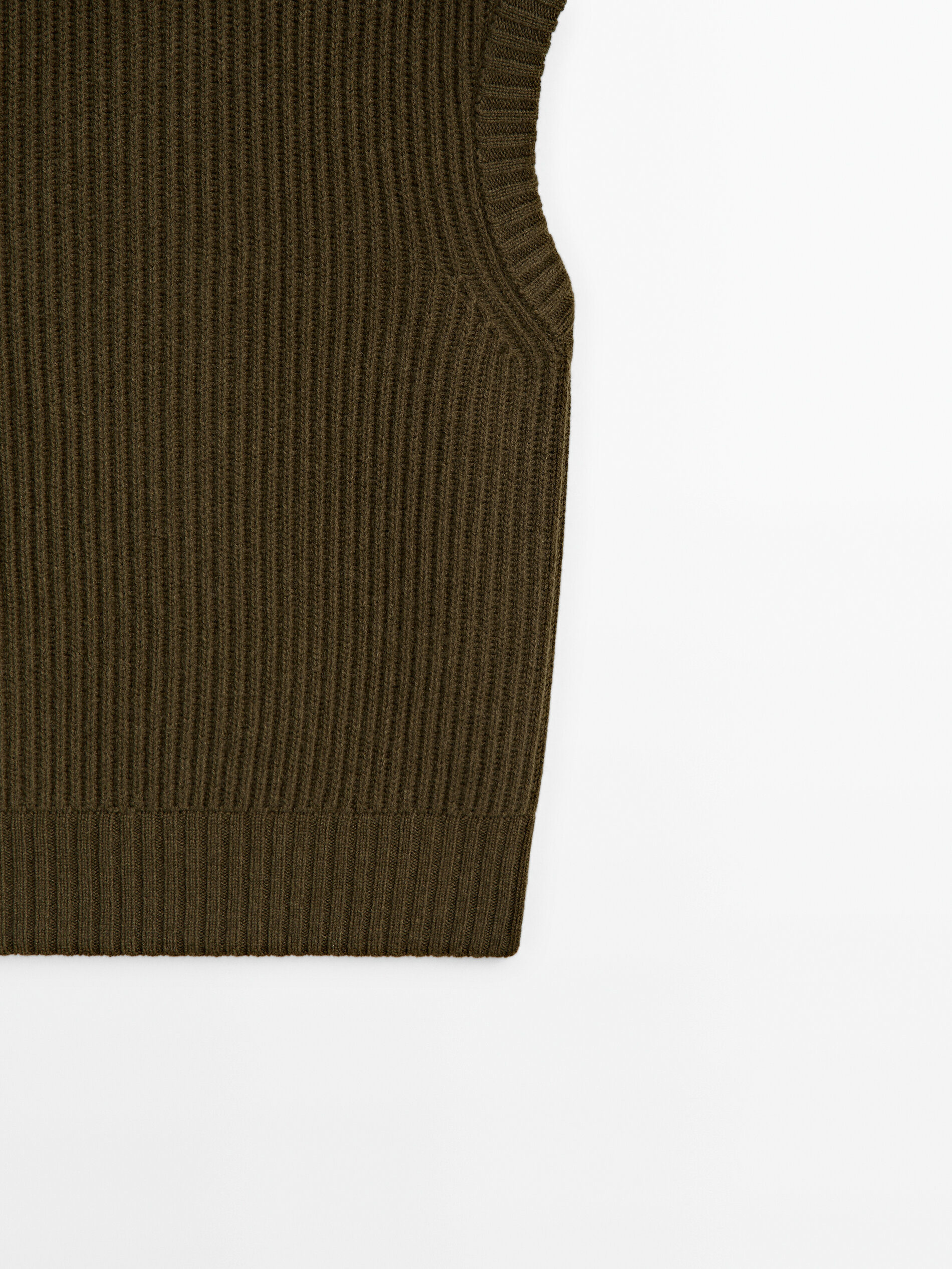 Sweater hot sale vest wool