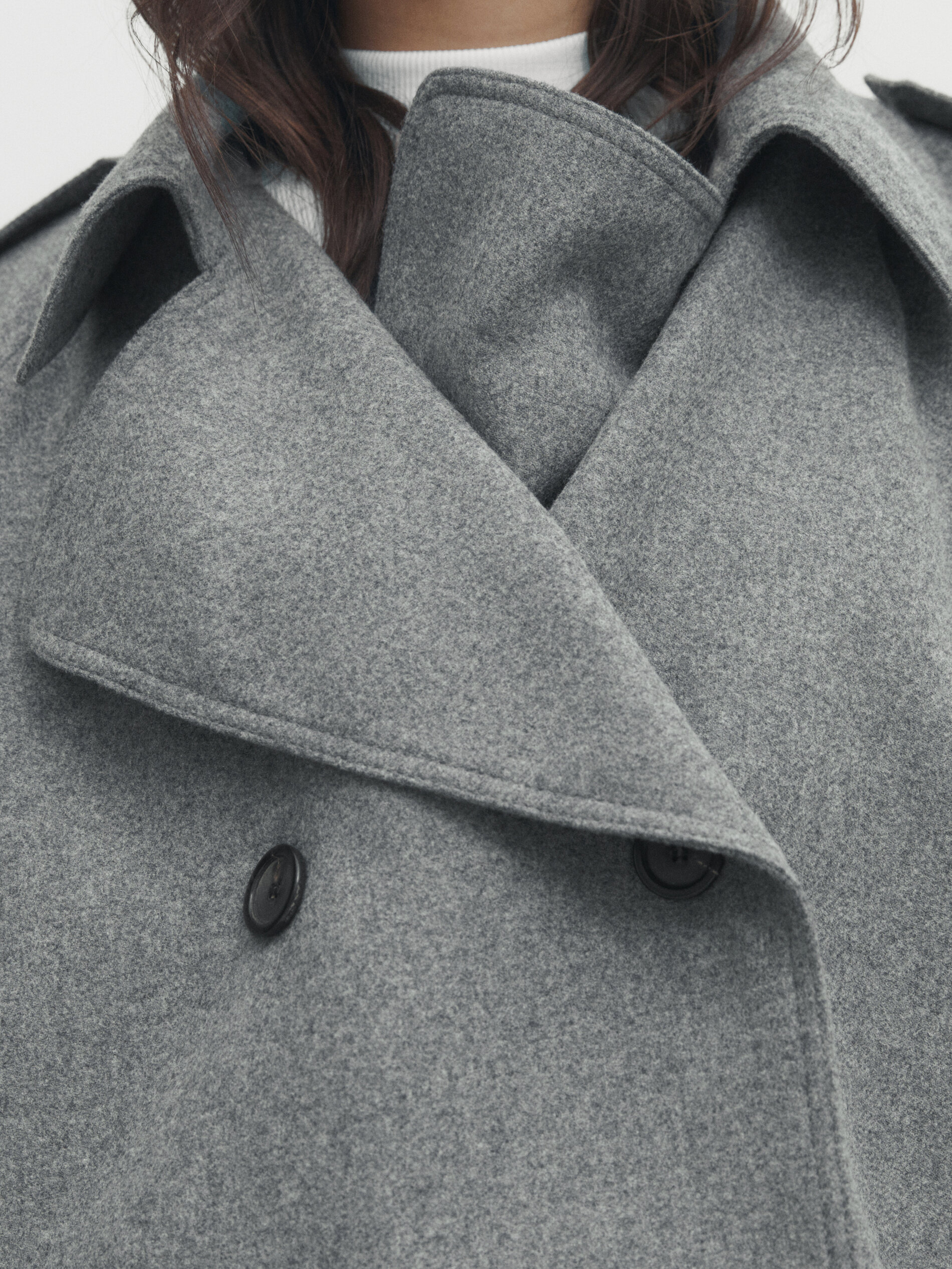 Massimo dutti new arrivals grey coat