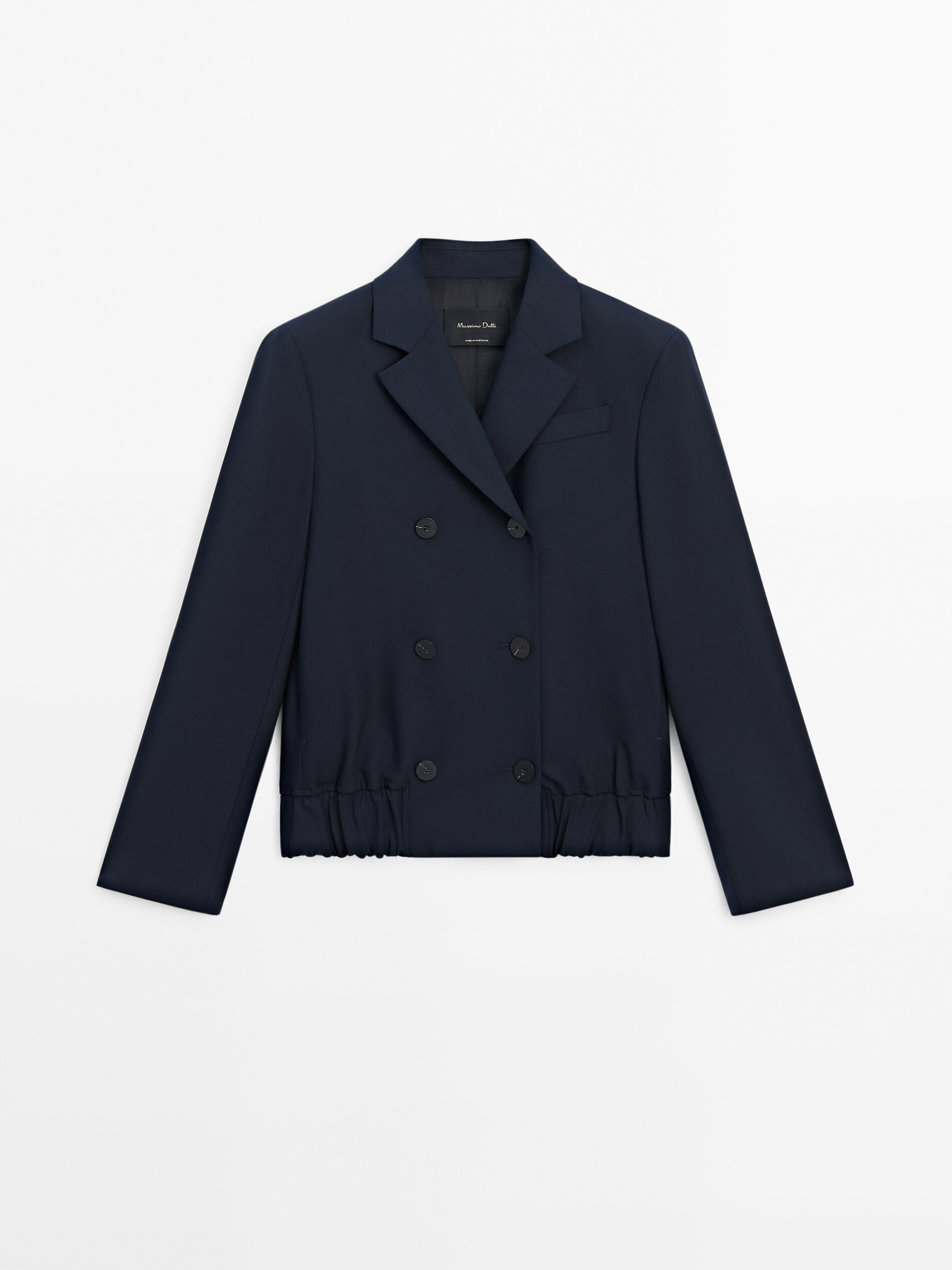 Blazer bomber cache c ur ensemble Bleu Marine Habill