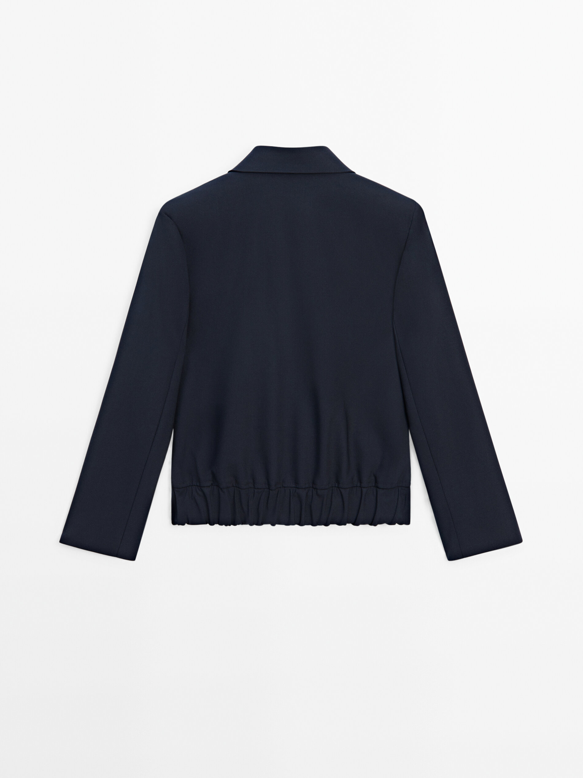 Blazer bomber cache c ur ensemble Bleu Marine Habill