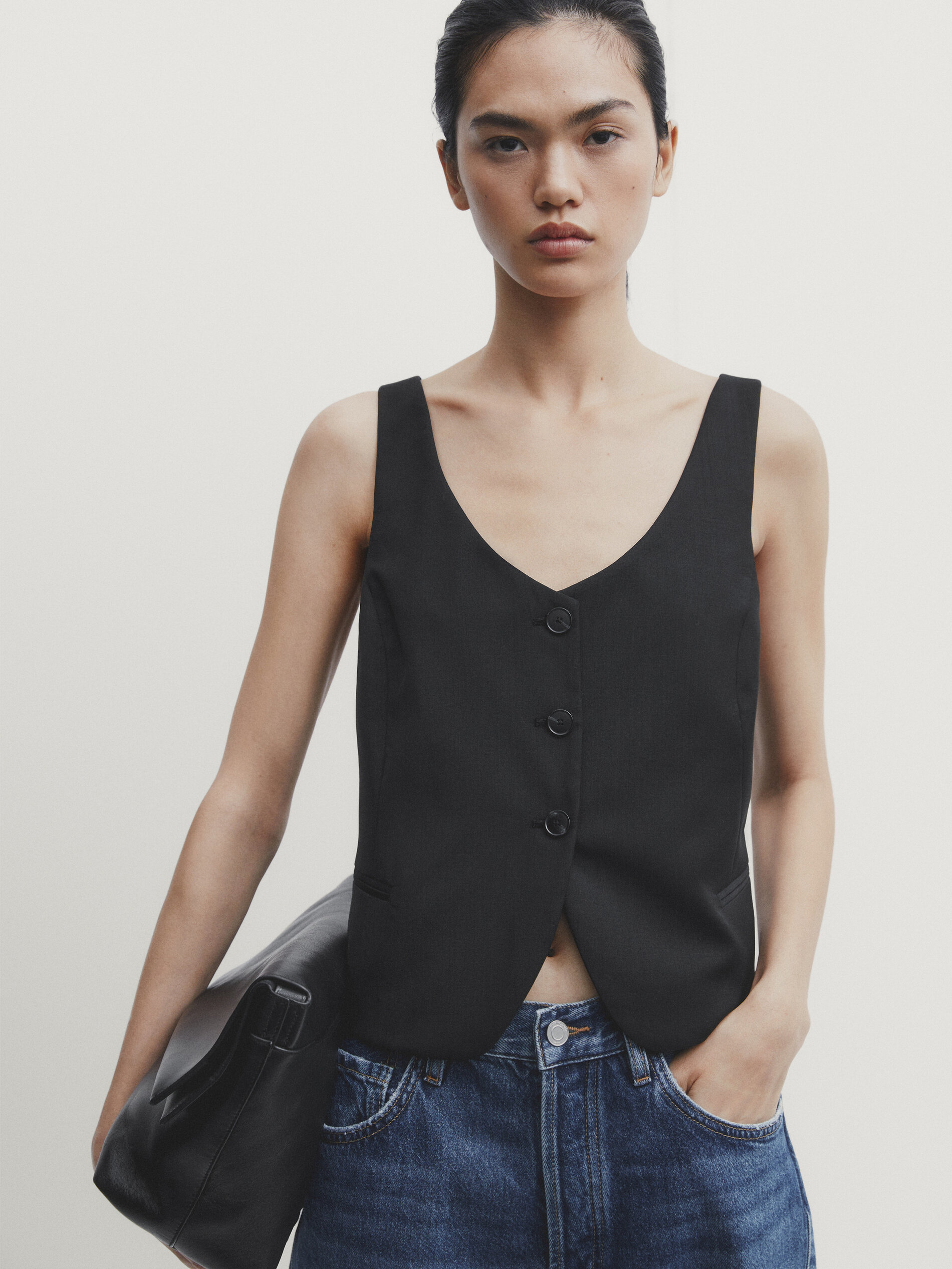 Massimo dutti vest top
