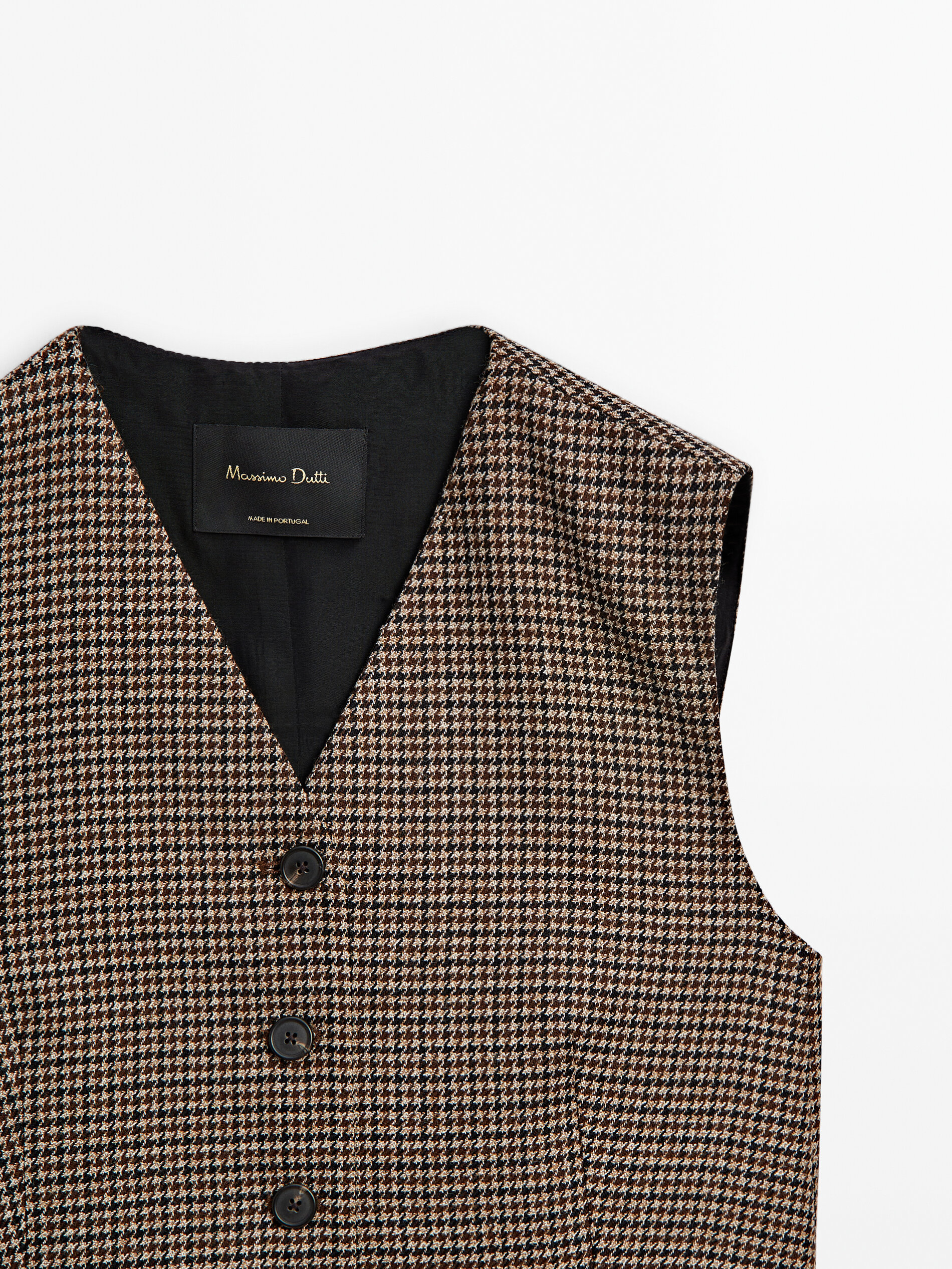Mens online houndstooth waistcoat