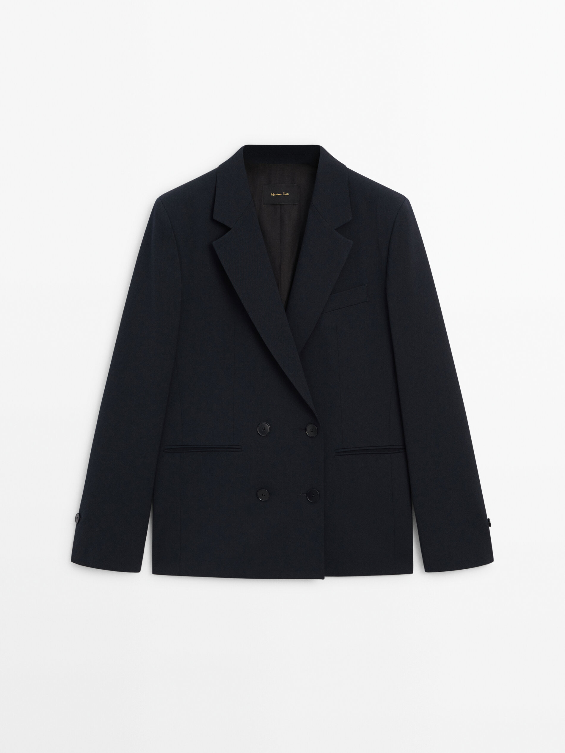 Zara sale buttoned blazer