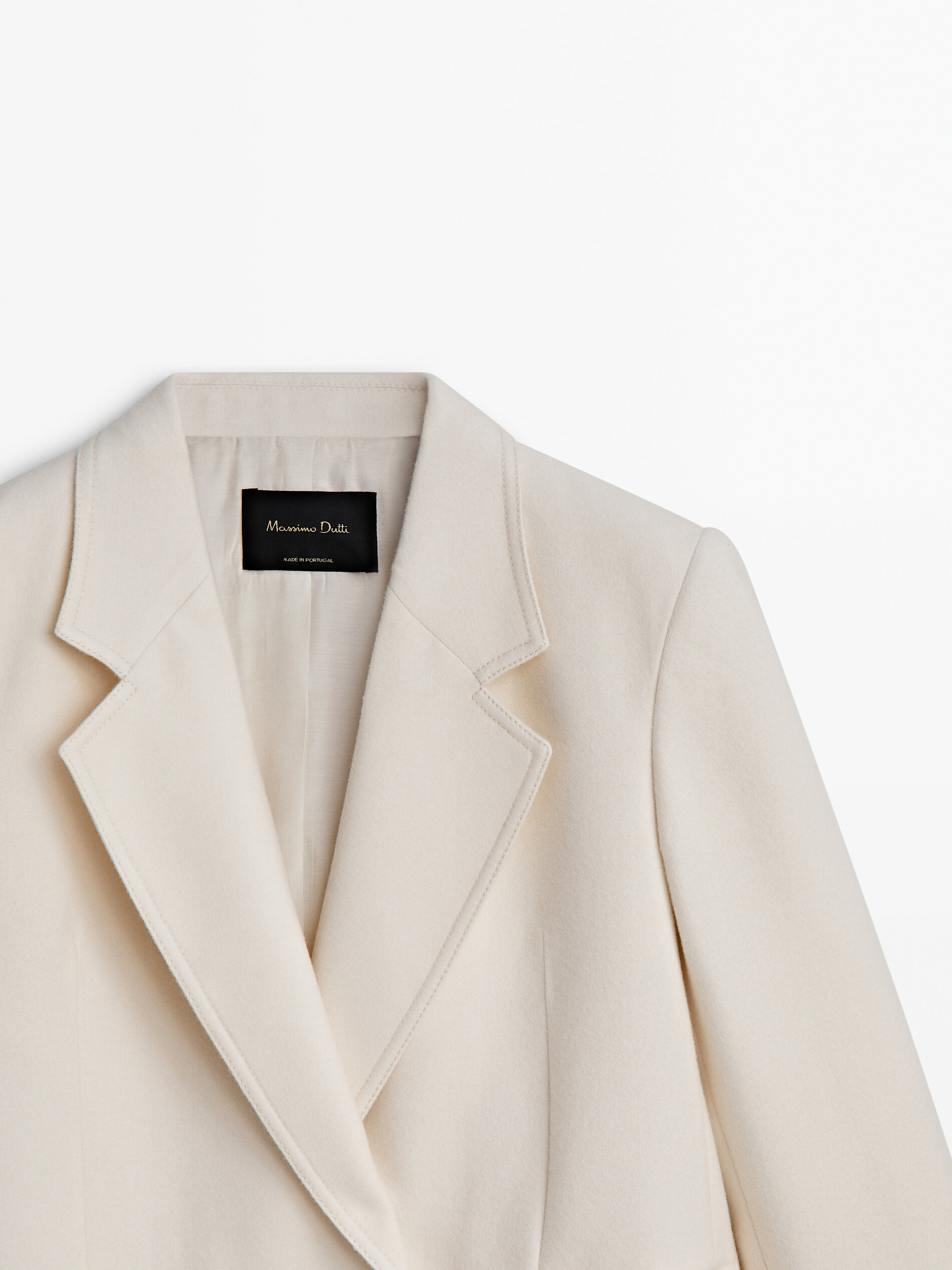 Massimo dutti clearance white blazer