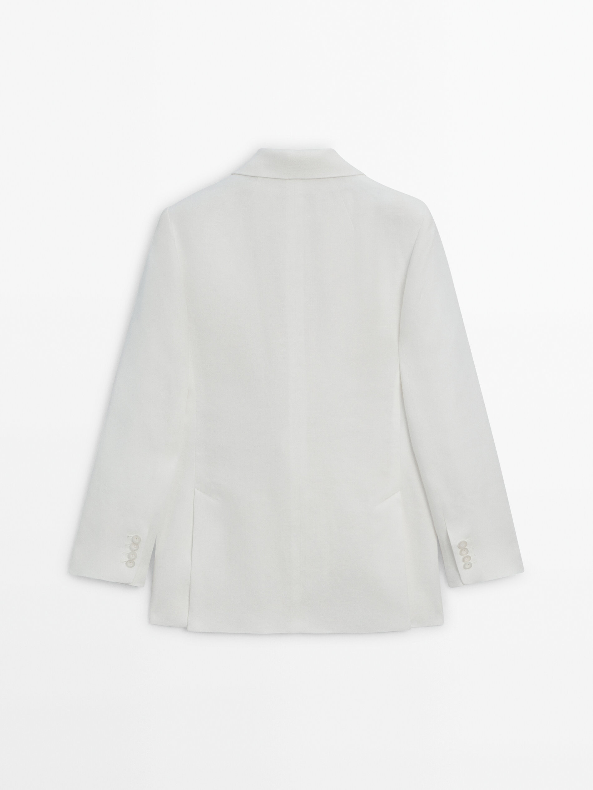 White one button blazer clearance