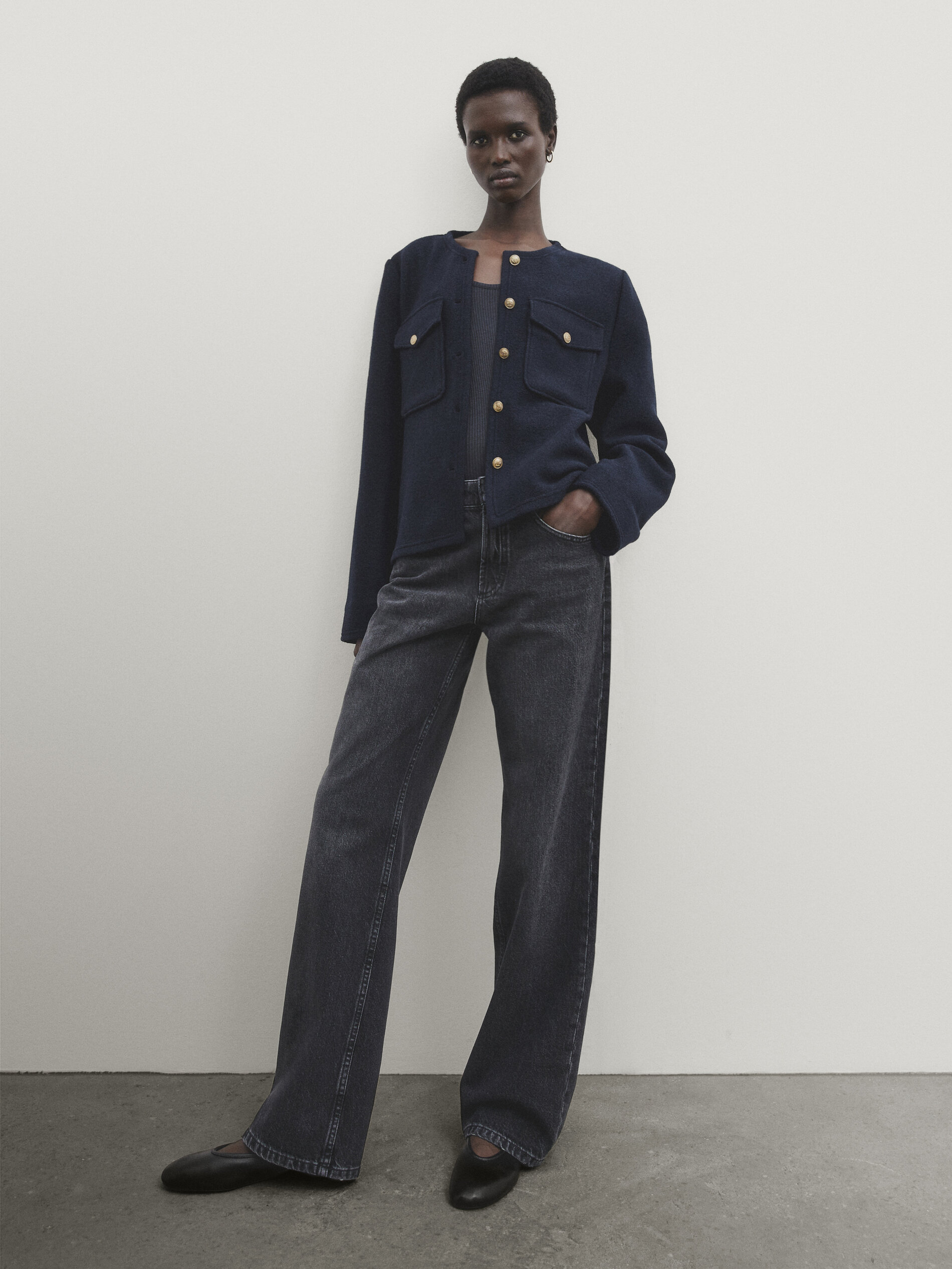 Massimo dutti jean jacket store