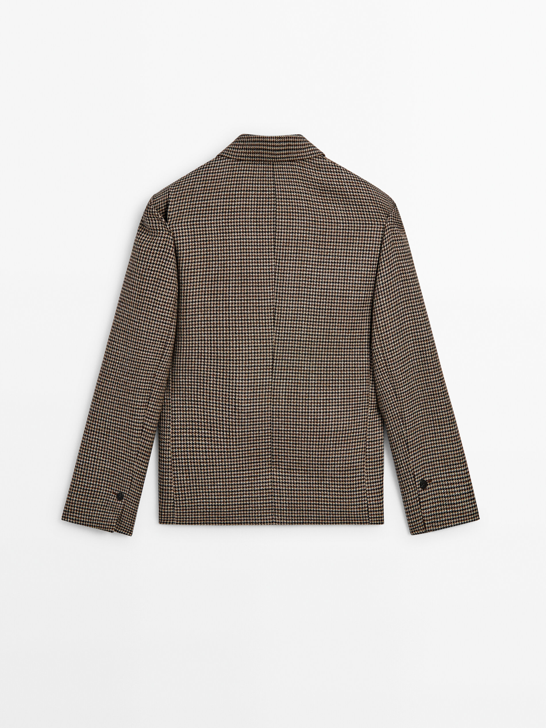 Massimo dutti checked best sale blazer
