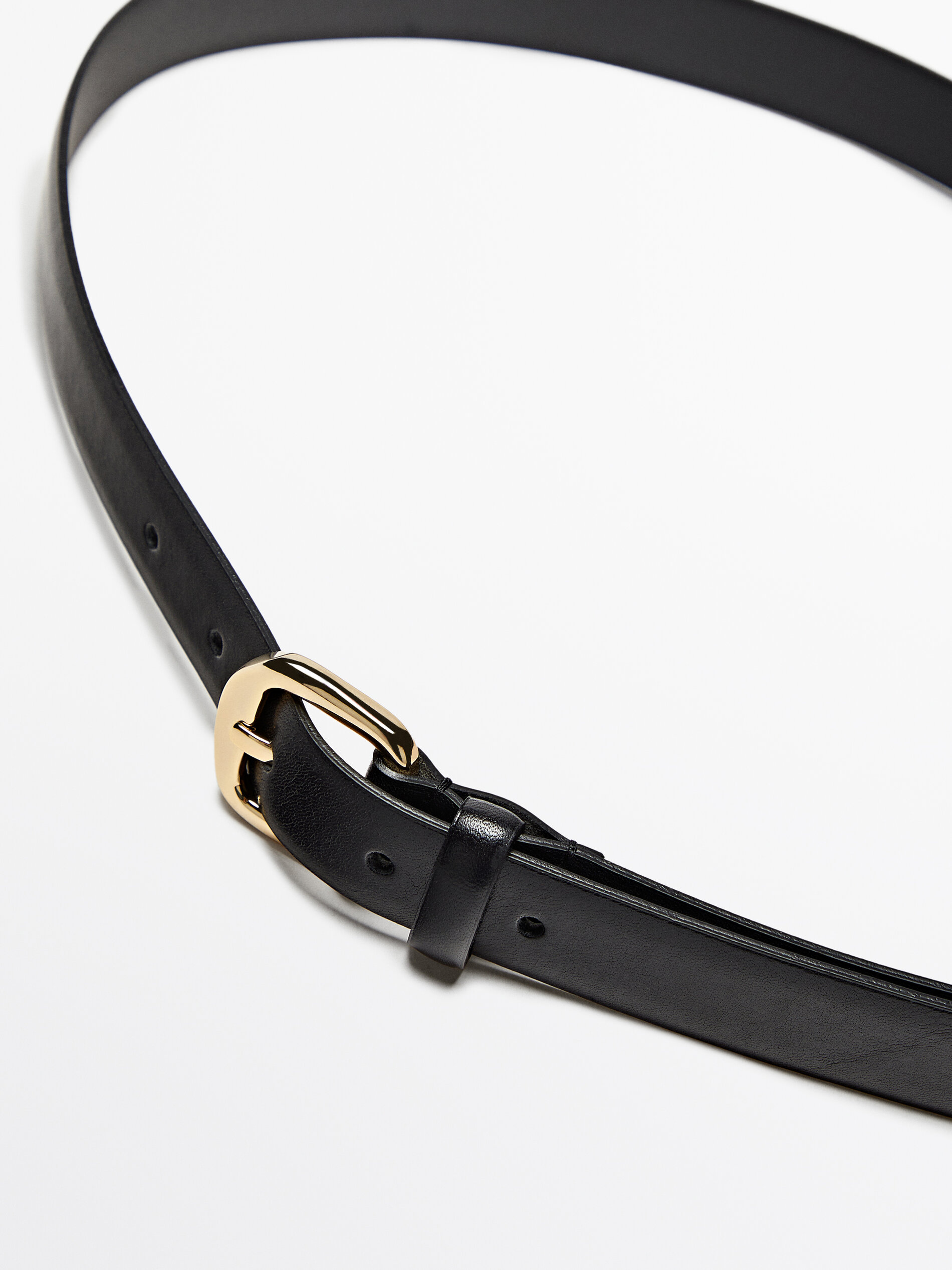 Black leather deals belt for buckle