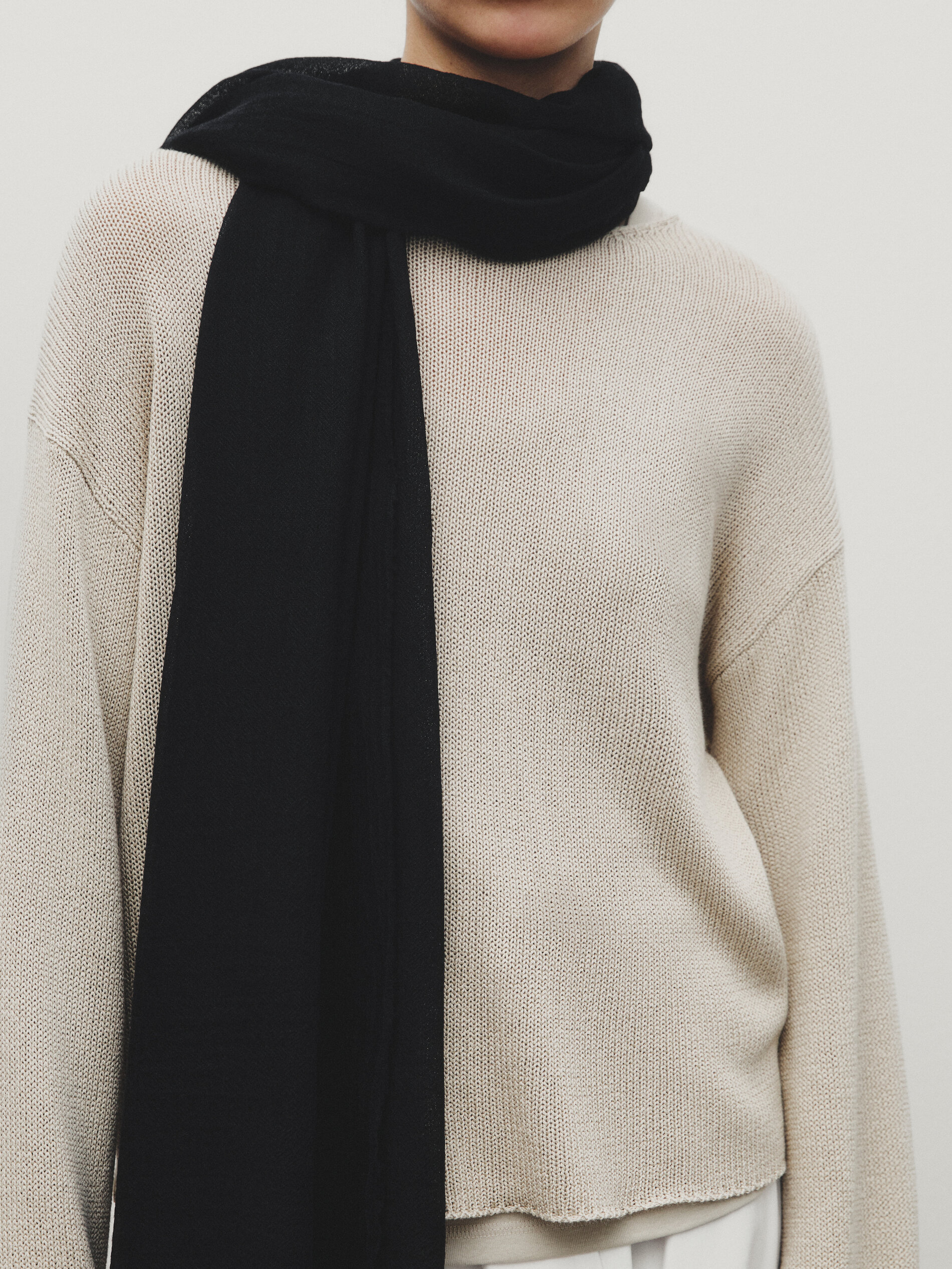 Black deals scarf wrap
