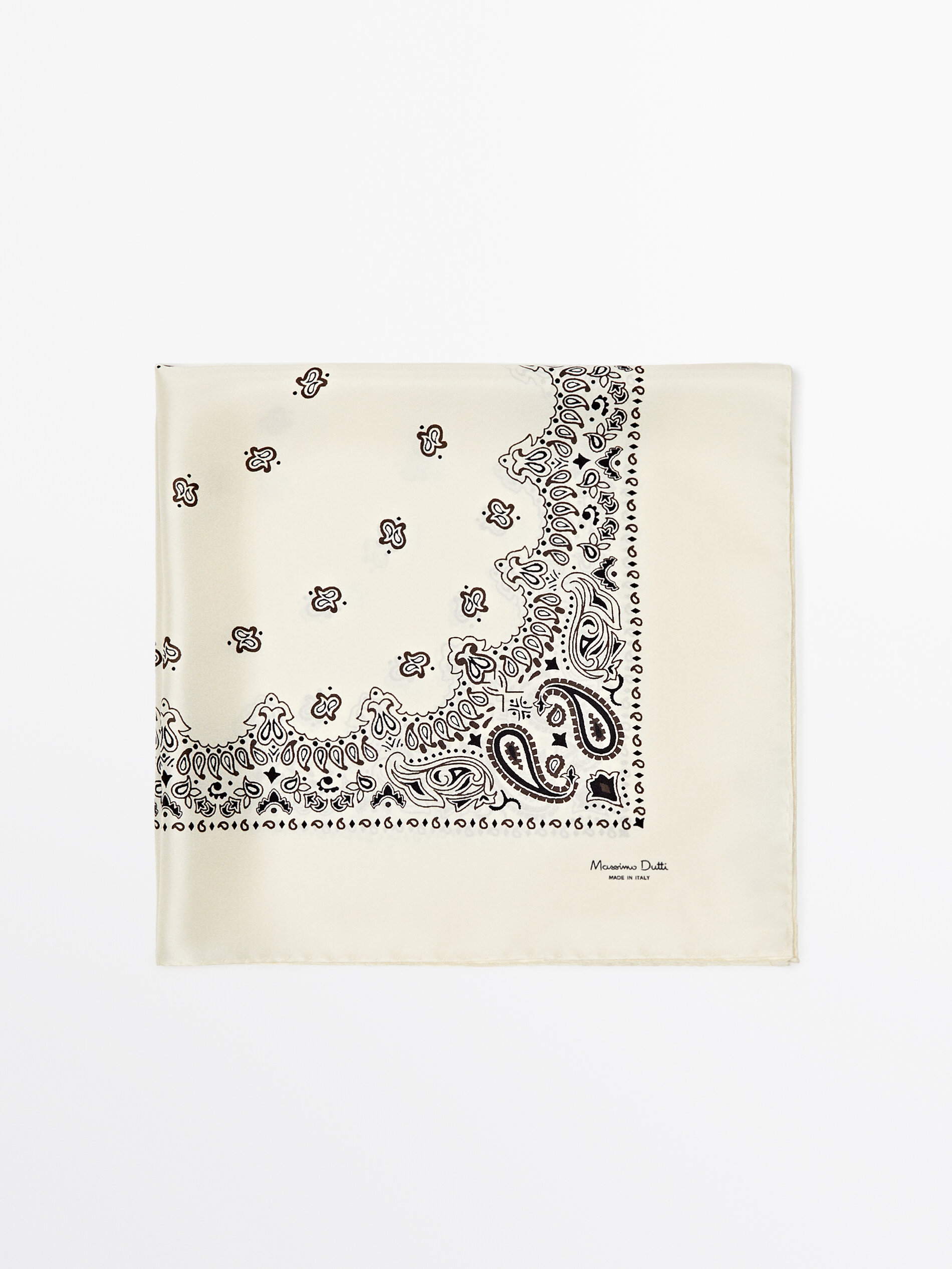 Massimo dutti silk scarf shop