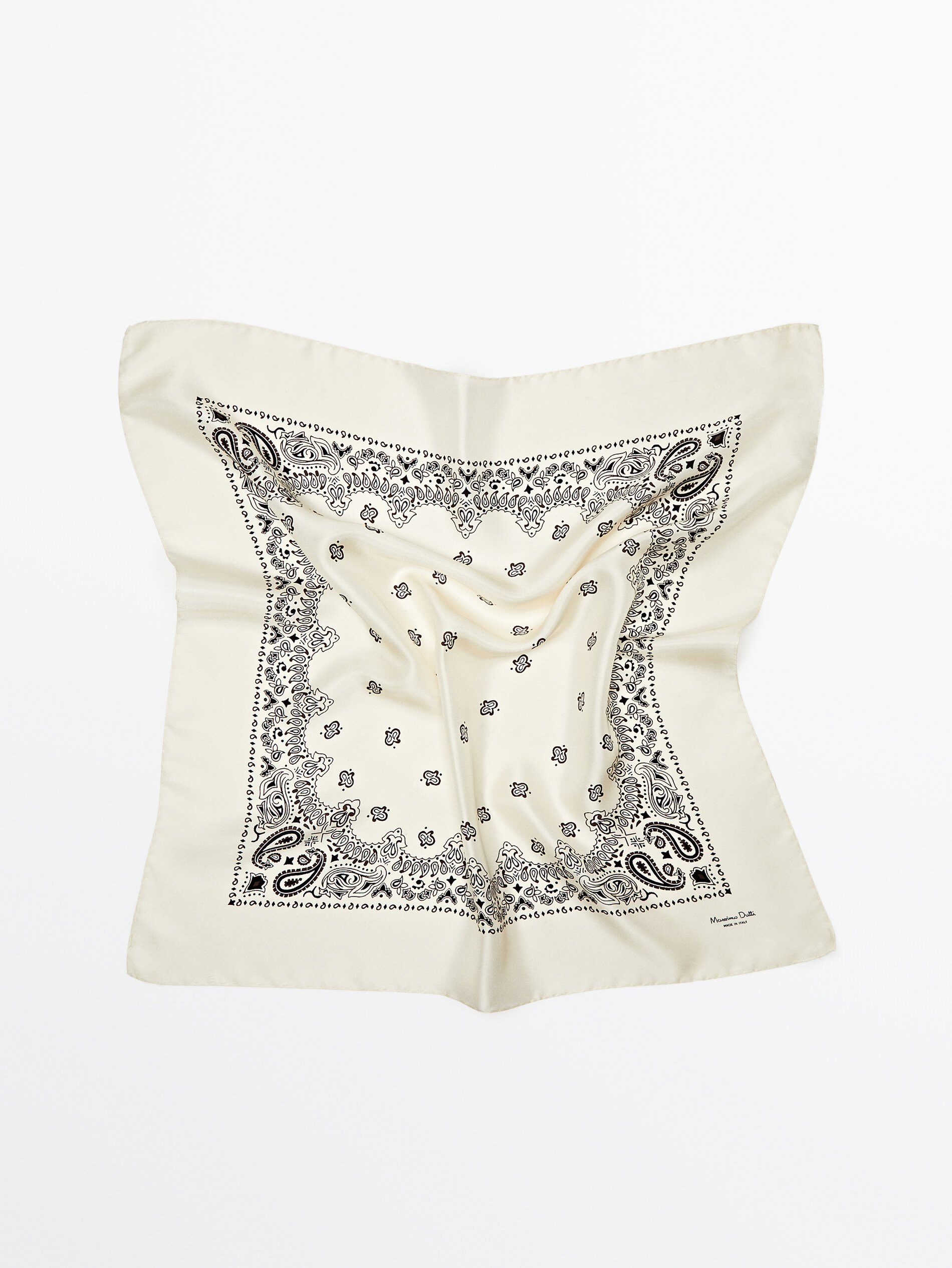 Massimo dutti on sale silk scarf