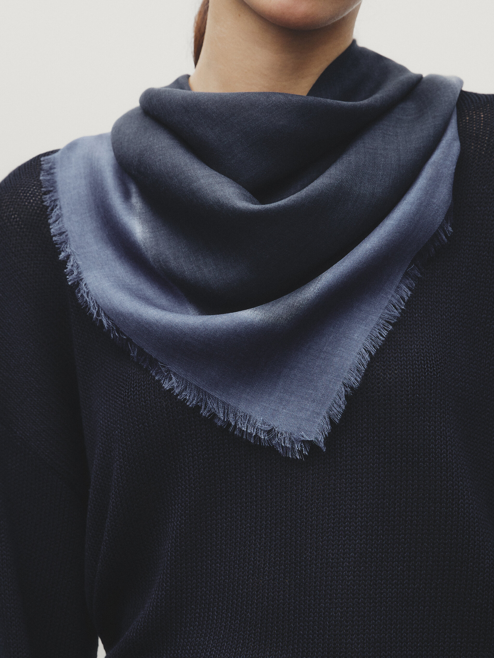 Massimo dutti scarf best sale