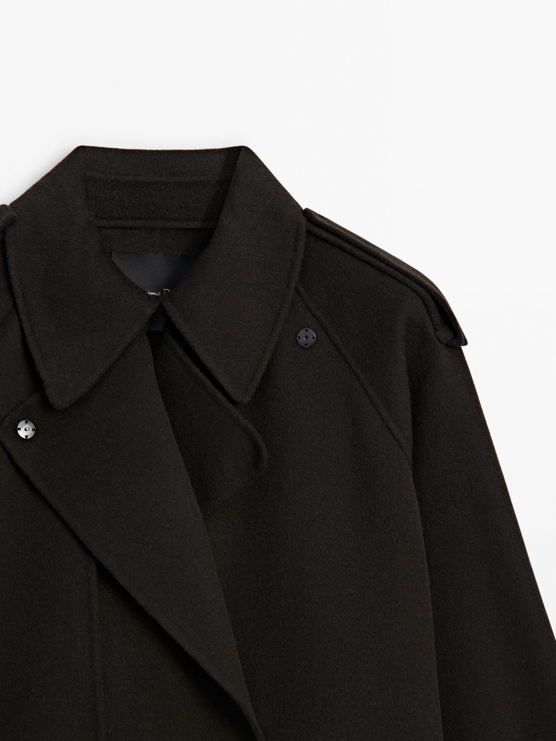 Massimo dutti top cashmere coat
