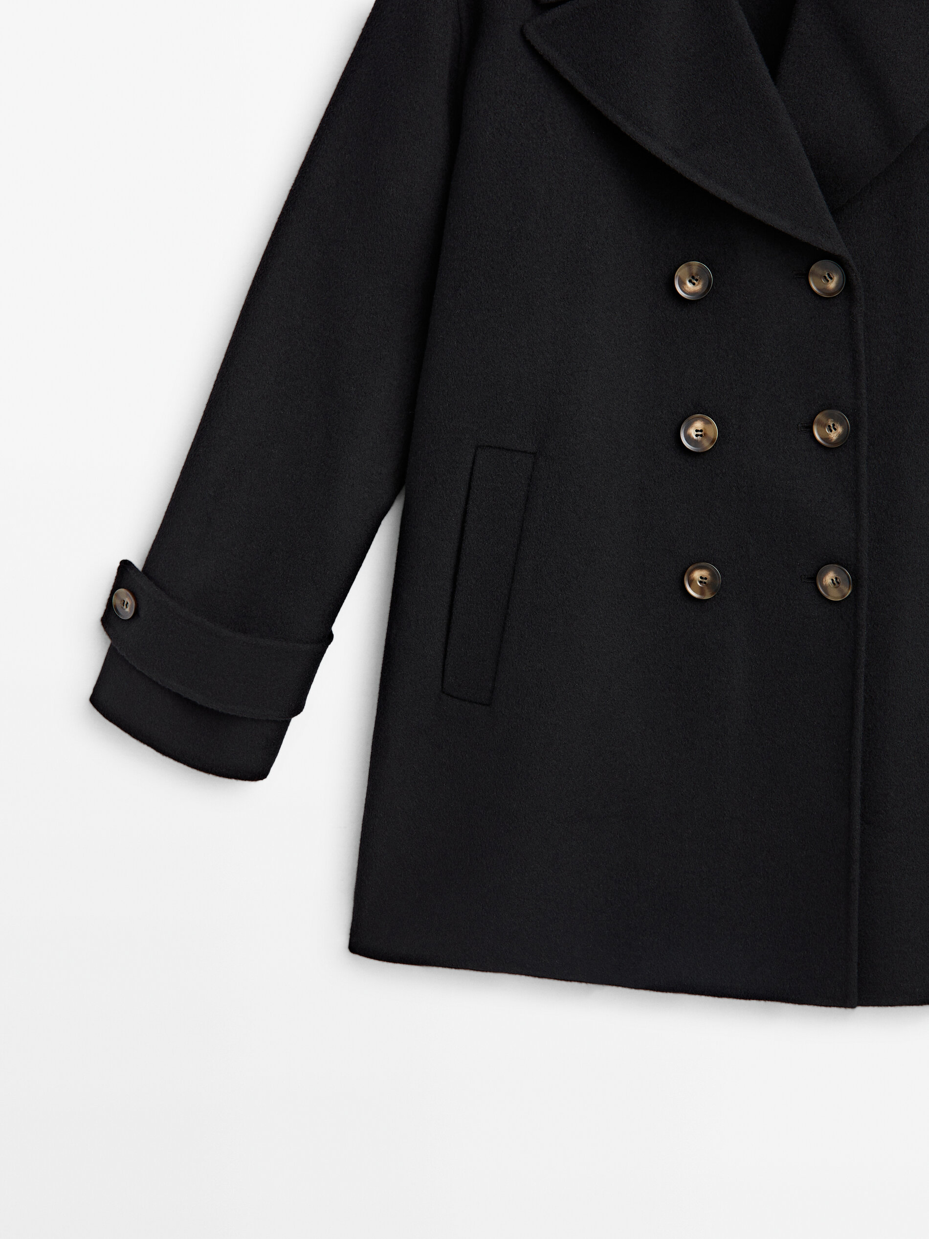 3 quarter store length peacoat