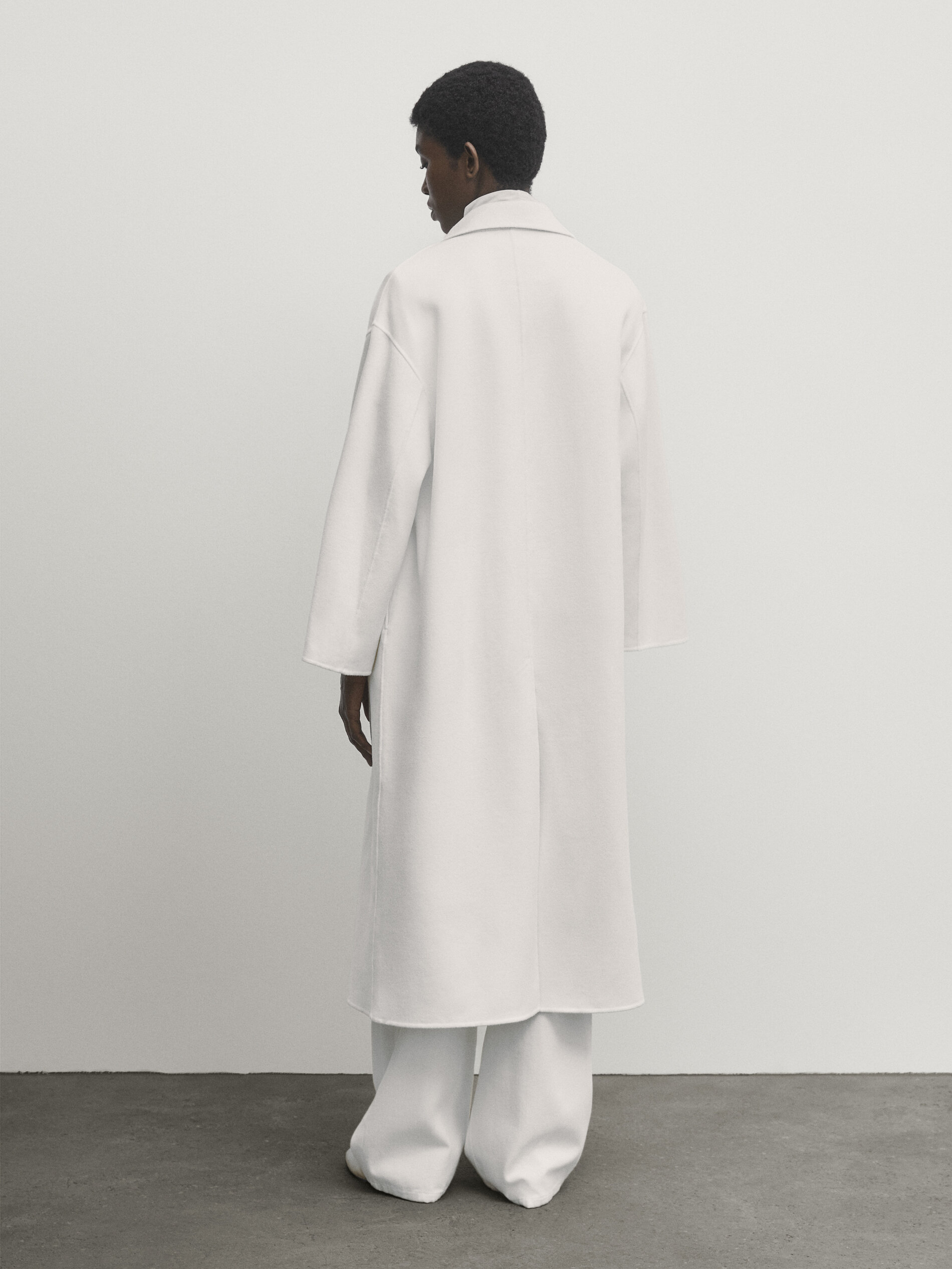 Cos shop white coat