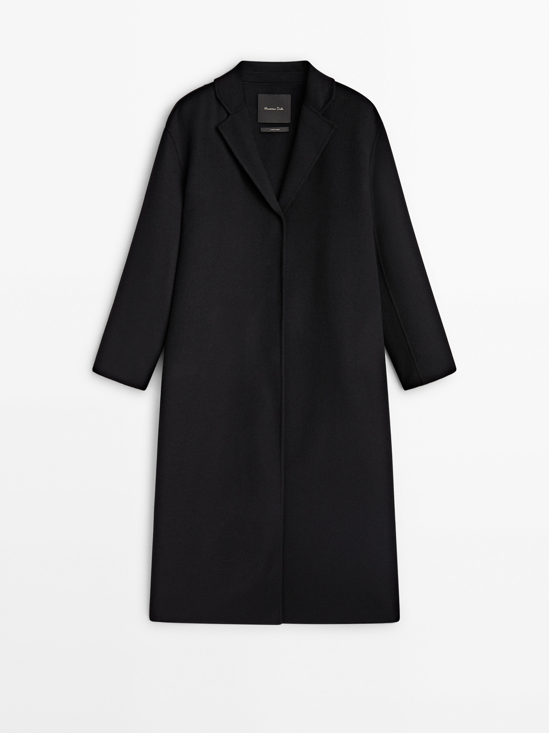 Massimo dutti wool new arrivals coat with belt